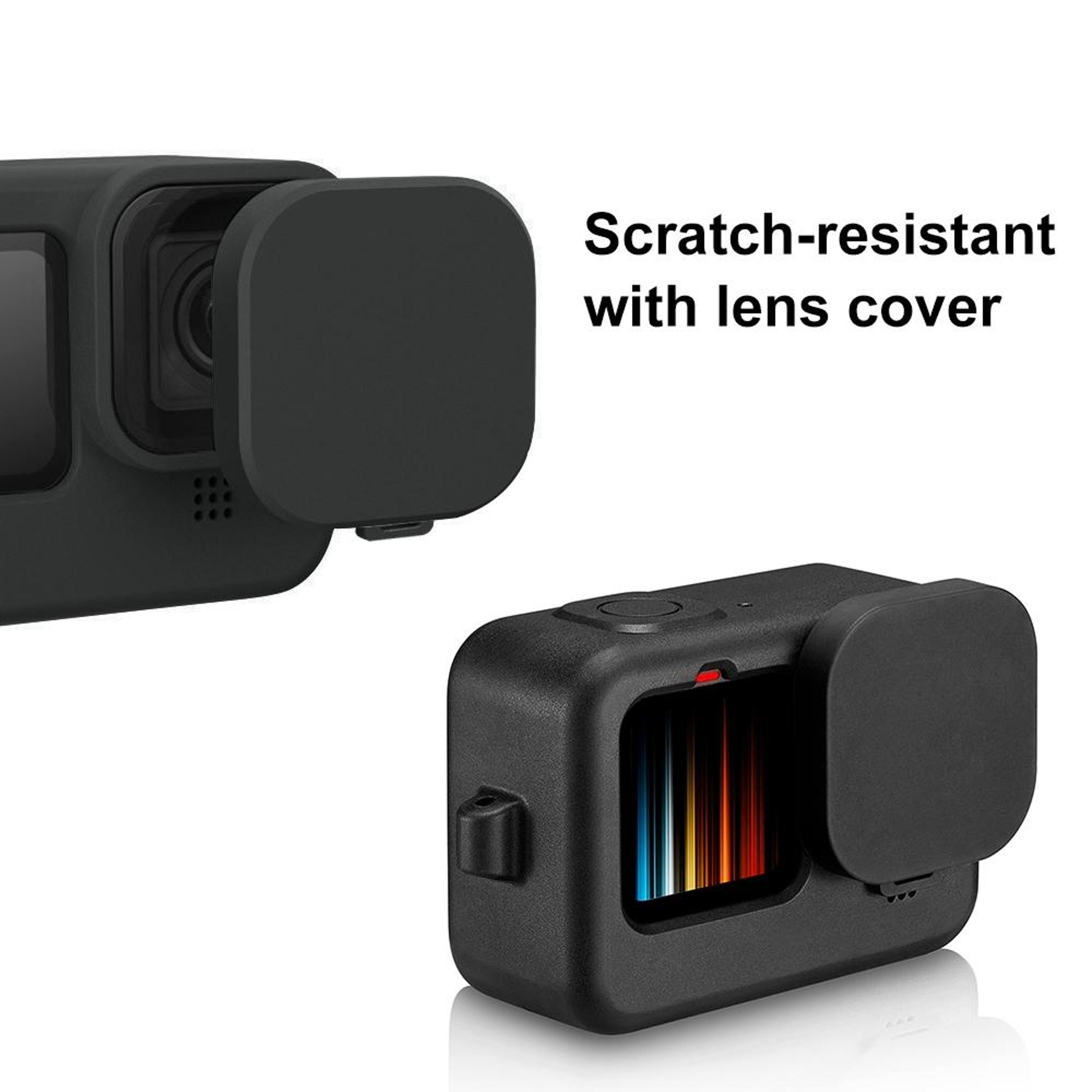 PULUZ GoPro HERO13 Silicone Protective Case With Lens Cover  Wrist Strap 11