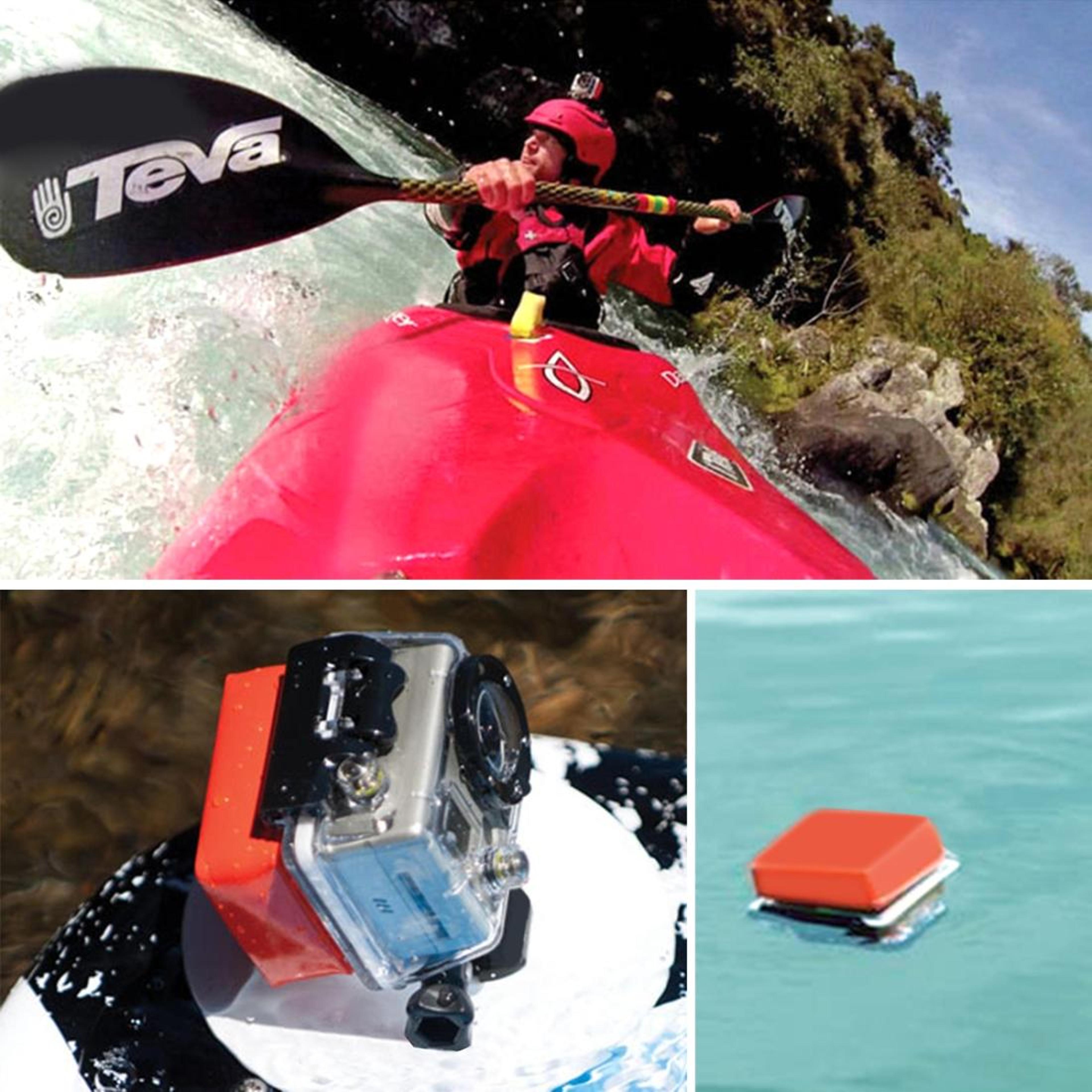 PULUZ Action Camera Float With Adhesive Mount For GoPro DJI  Insta360 6