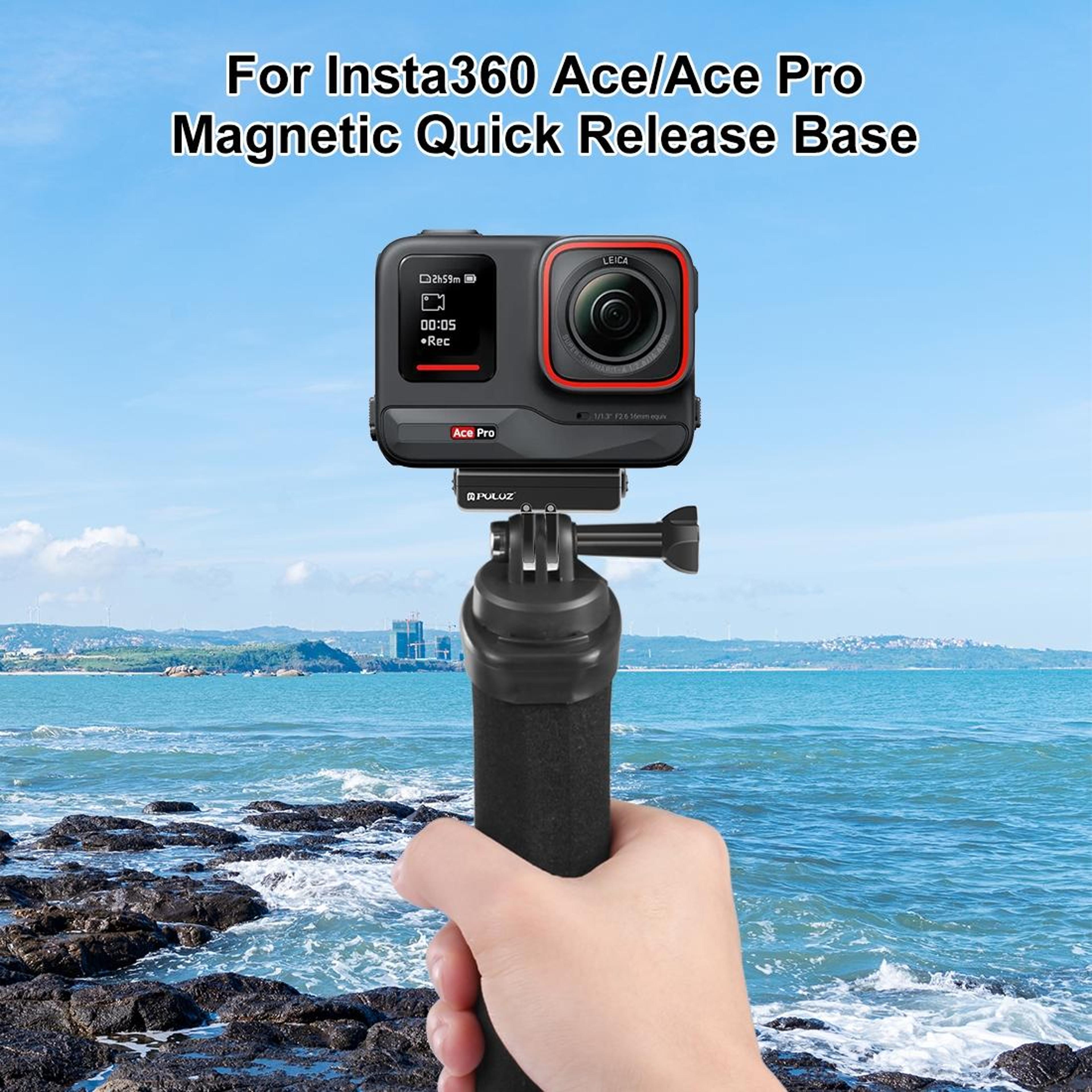 PULUZ Magnetic Insta360 Quick Release Mount With Adapter For Ace Pro  X4 1
