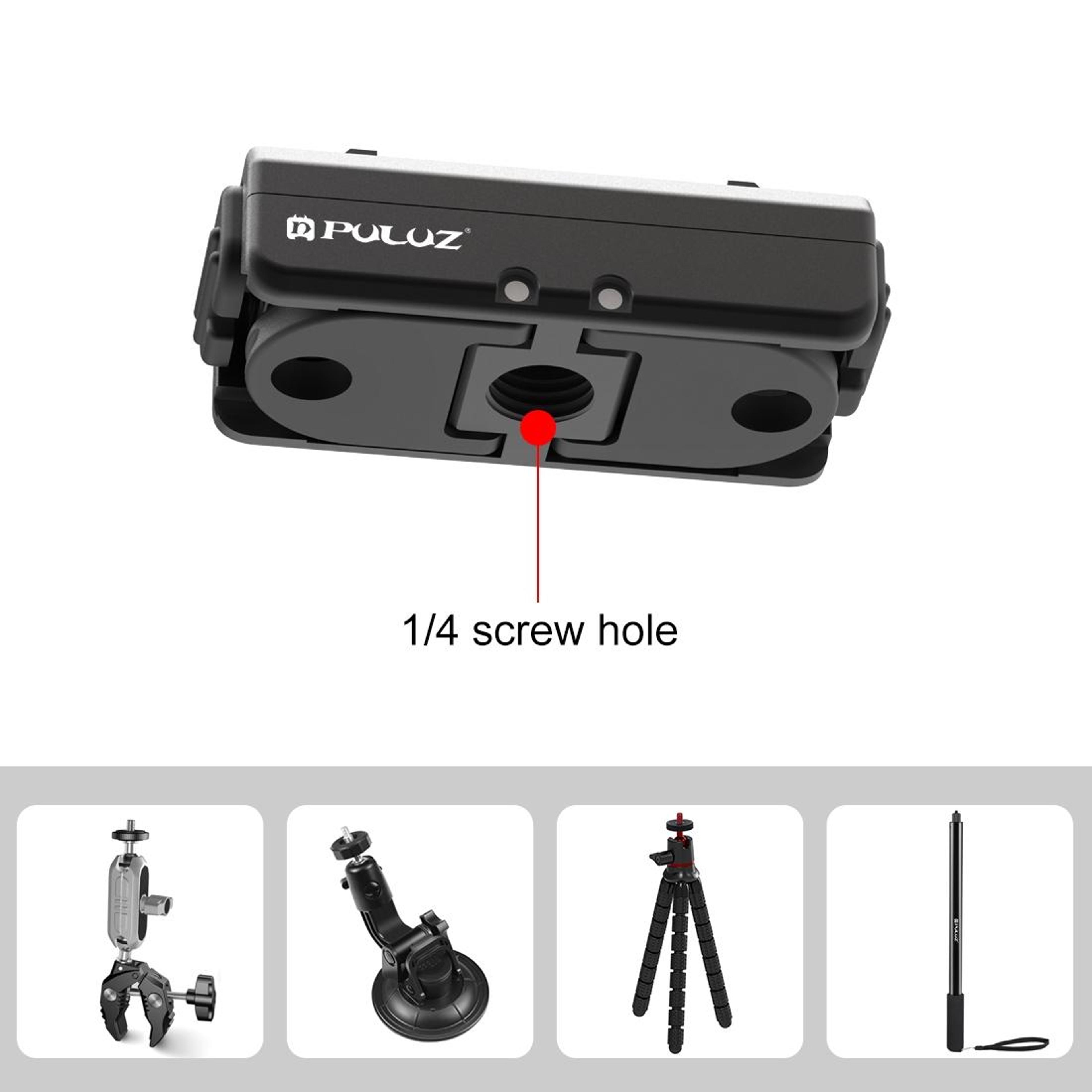 PULUZ Magnetic Insta360 Quick Release Mount With Adapter For Ace Pro  X4 4