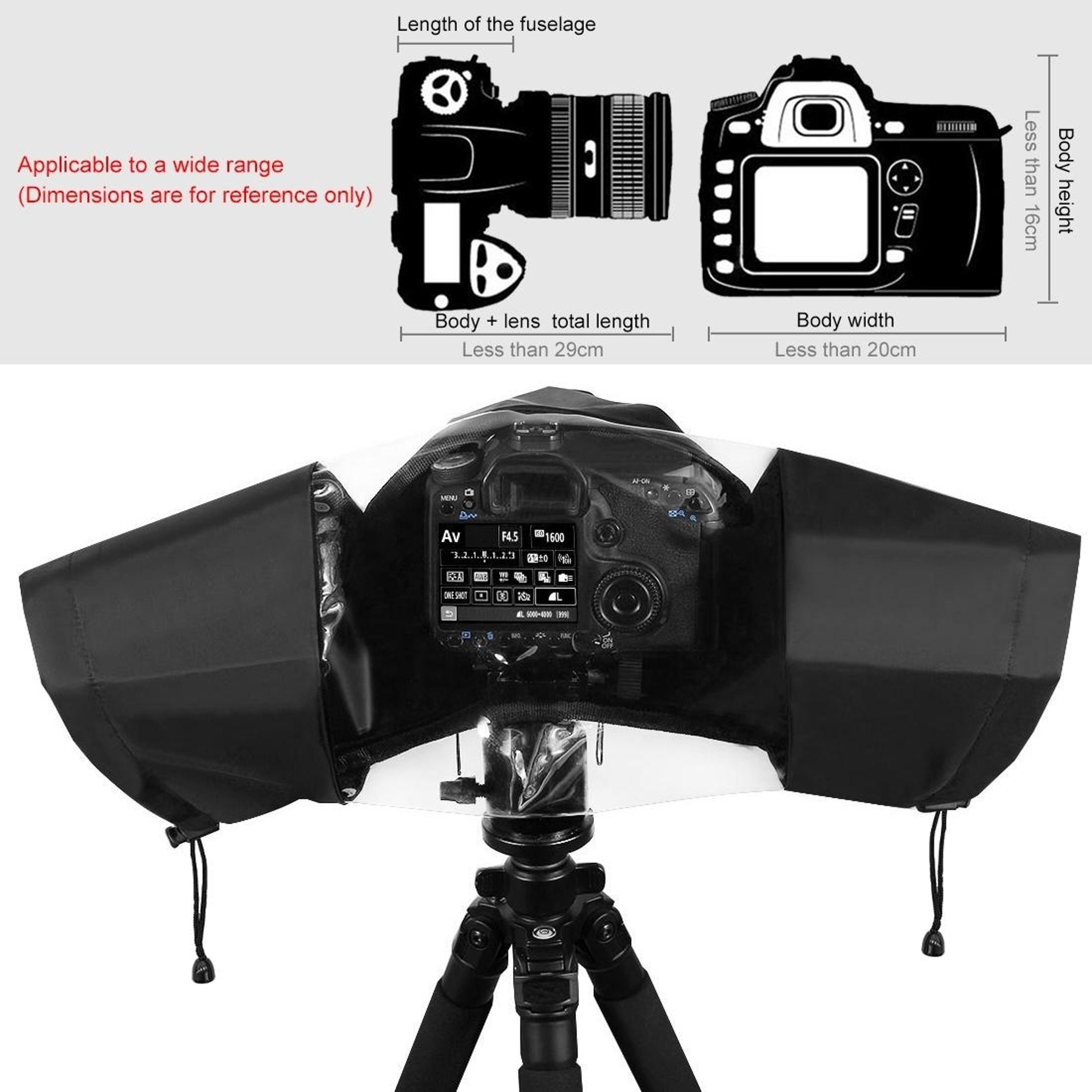 PULUZ Waterproof DSLR Camera Rain Cover For Canon Nikon Sony Outdoor Photography 4