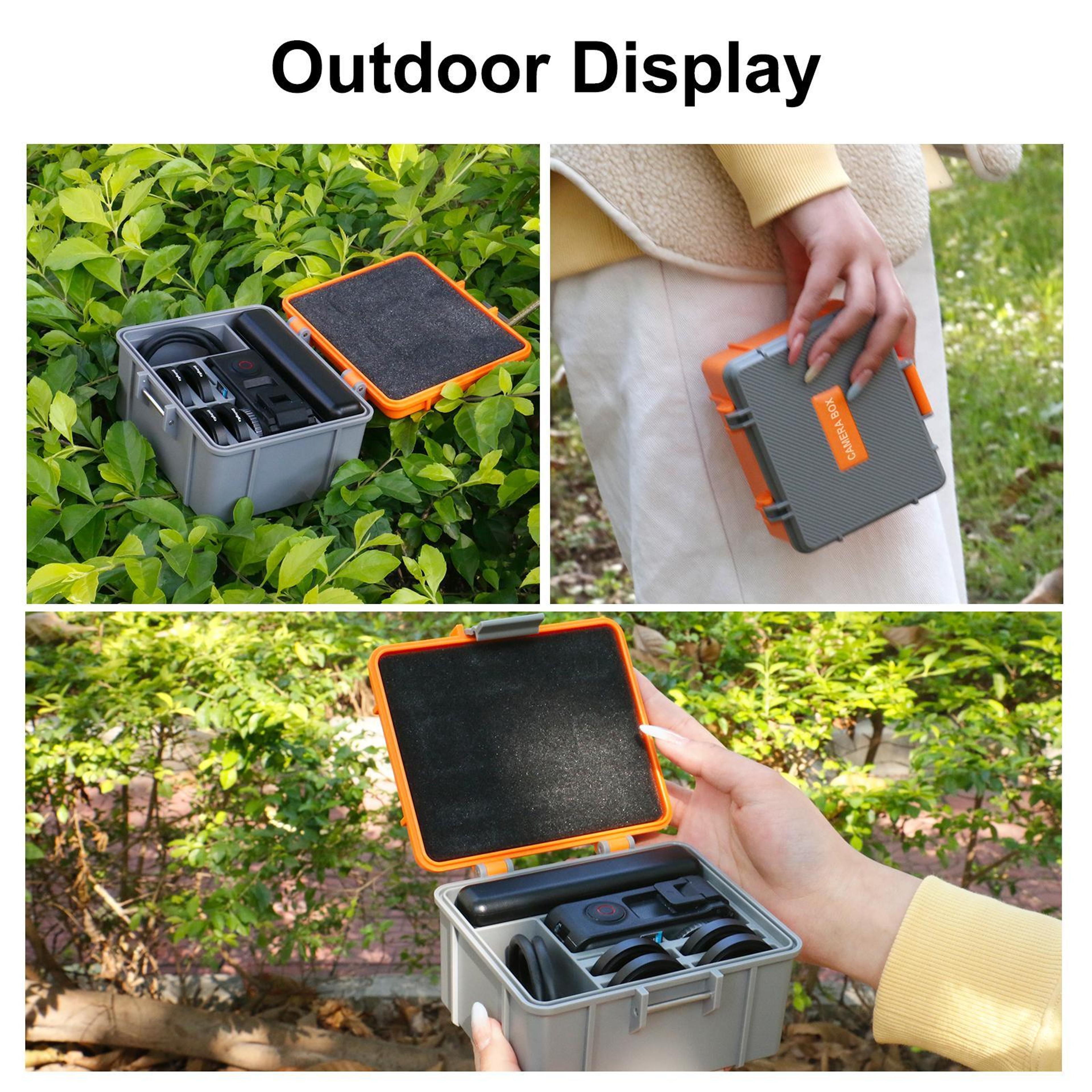 AdventureShield Waterproof Hard Carrying Case For DJI Osmo Action Cameras 7