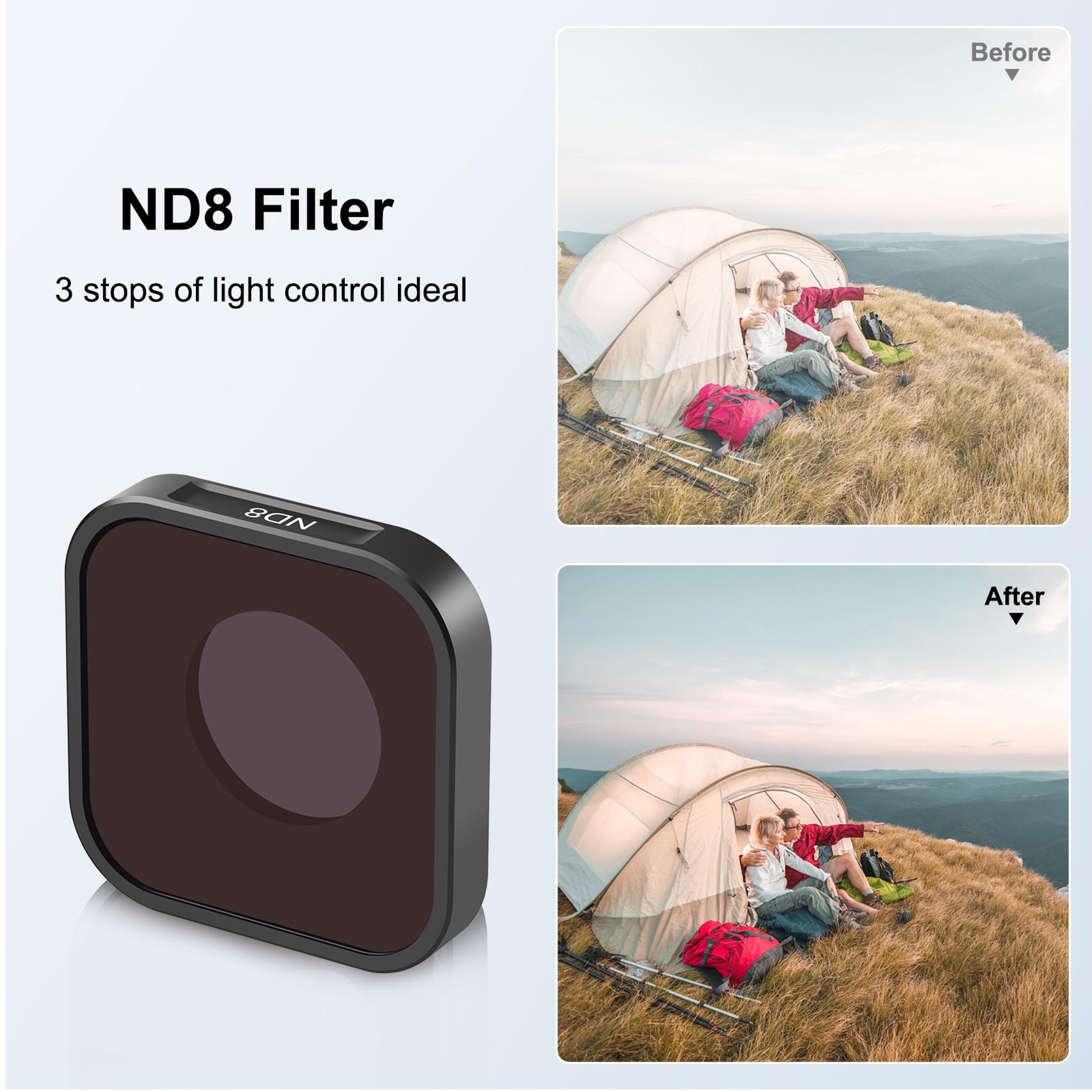 PULUZ GoPro UV Lens Filter HD Camera Lens Protector For HERO13 HERO12 HERO11 HERO10 HERO9 8