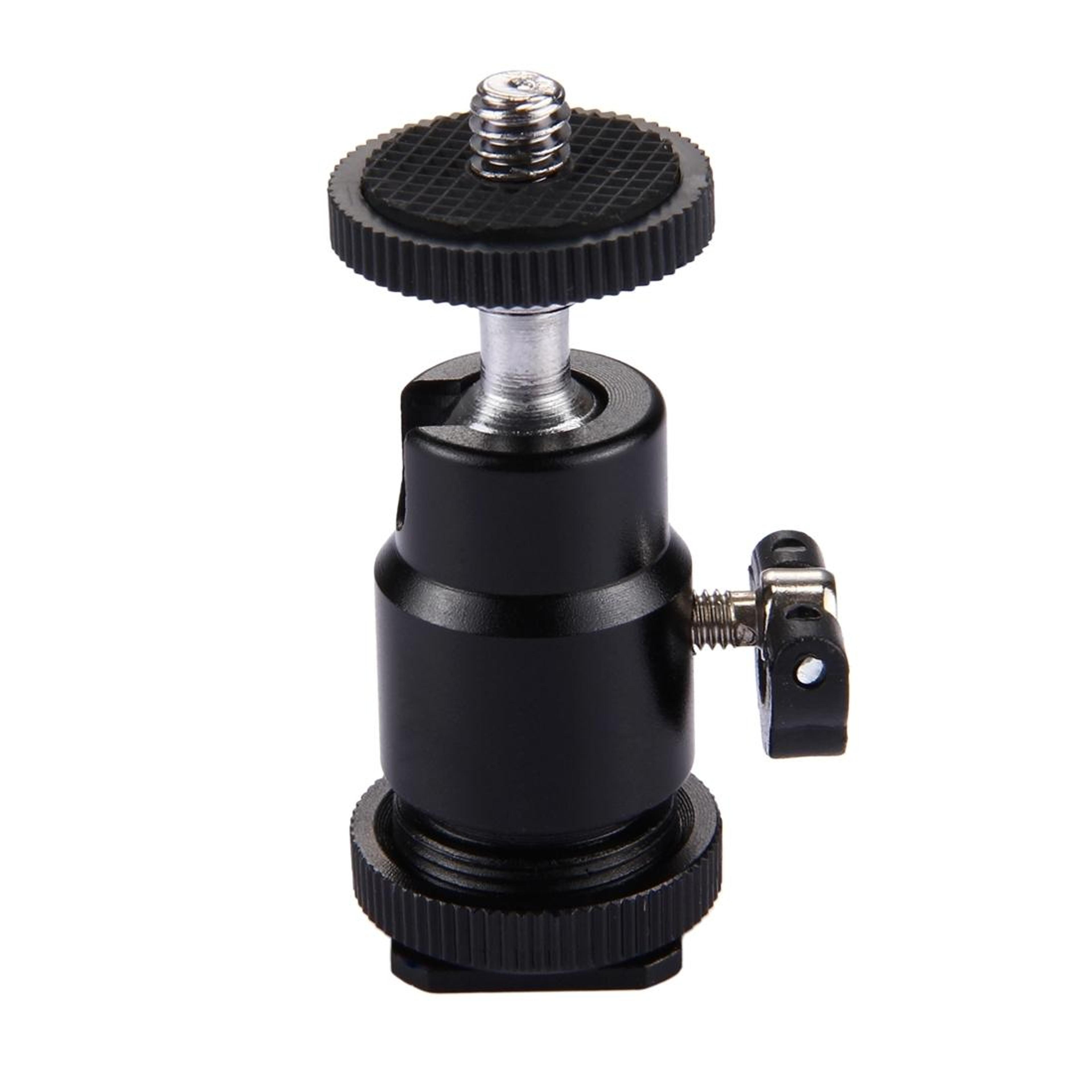 PULUZ Mini Ball Head Tripod Mount With Lock 14 Inch Camera Cold Shoe Adapter 1