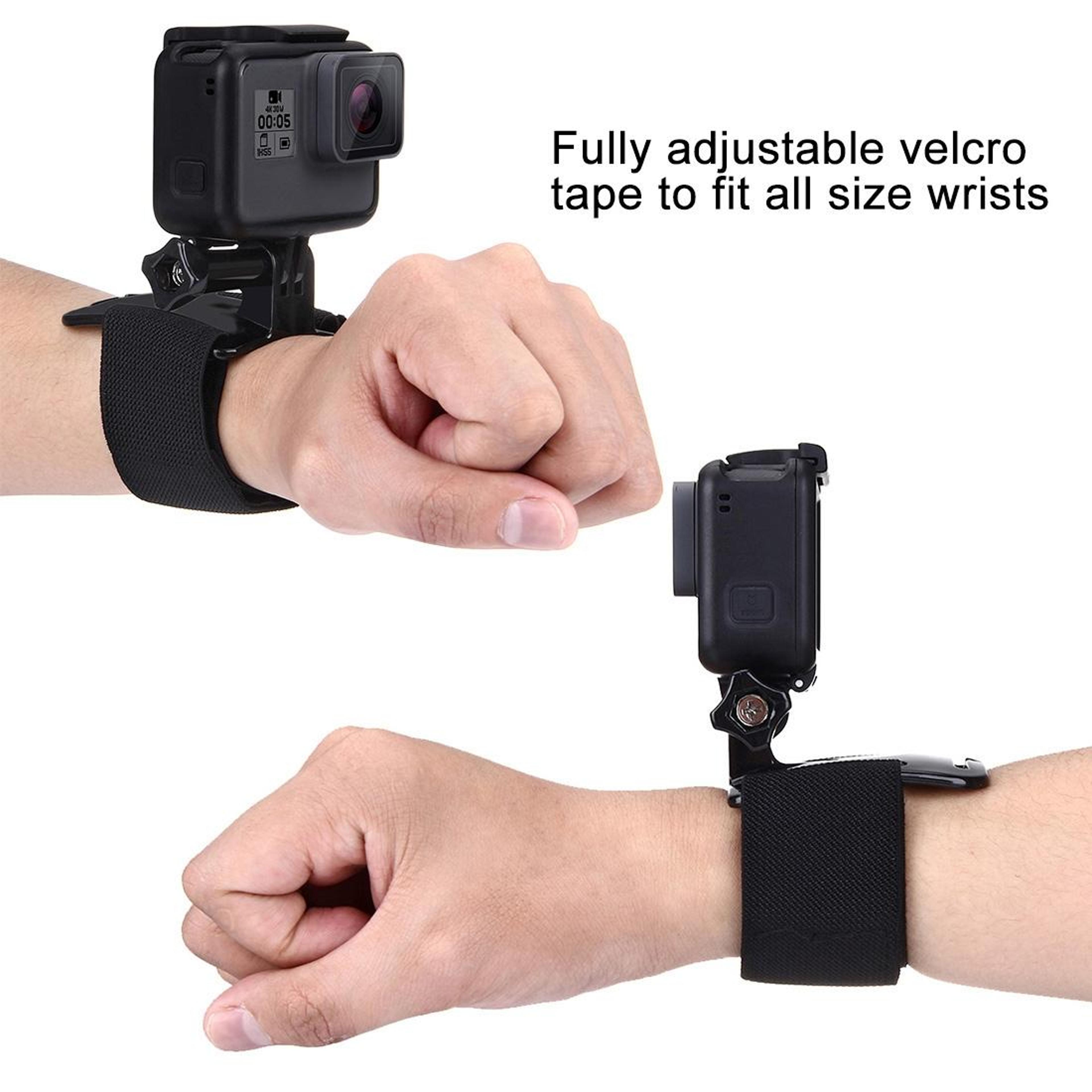 PULUZ Adjustable Action Camera Wrist Strap Mount For GoPro Insta360  DJI Sports Cameras 6