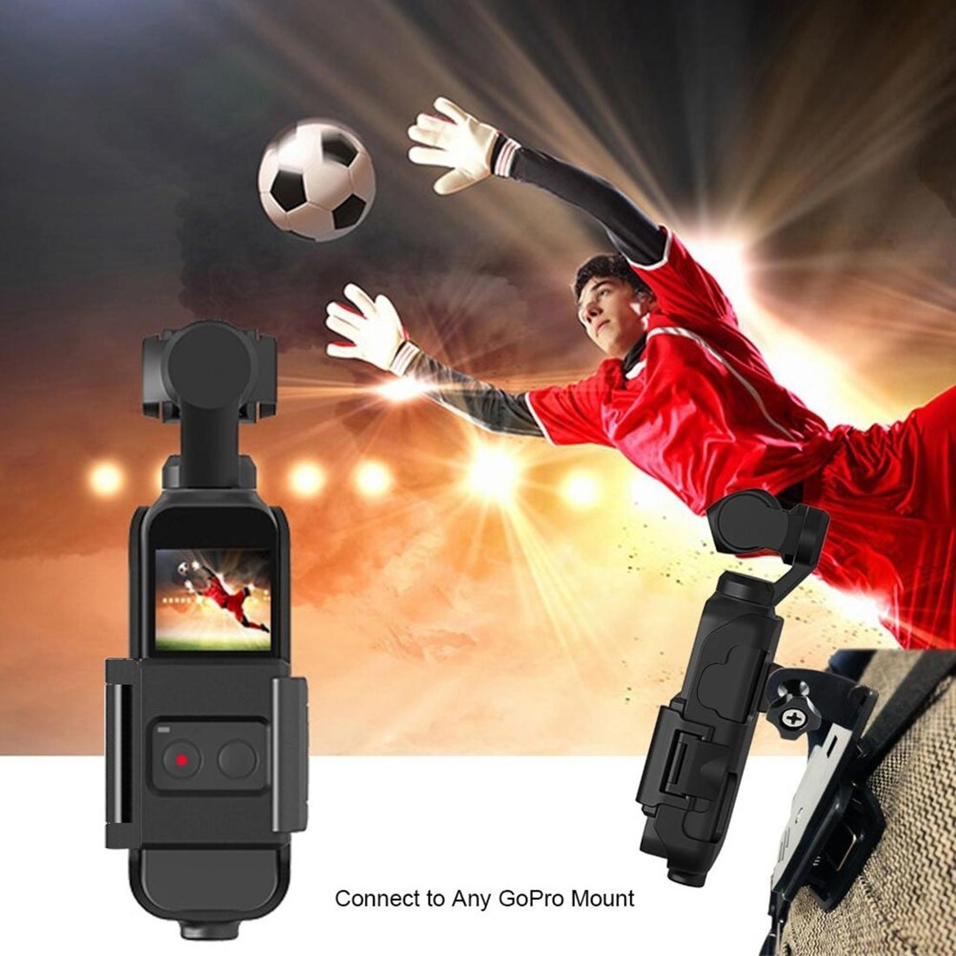 PULUZ DJI Osmo Pocket Protective Mount Frame With Tripod Adapter For Action Camera Accessories 6