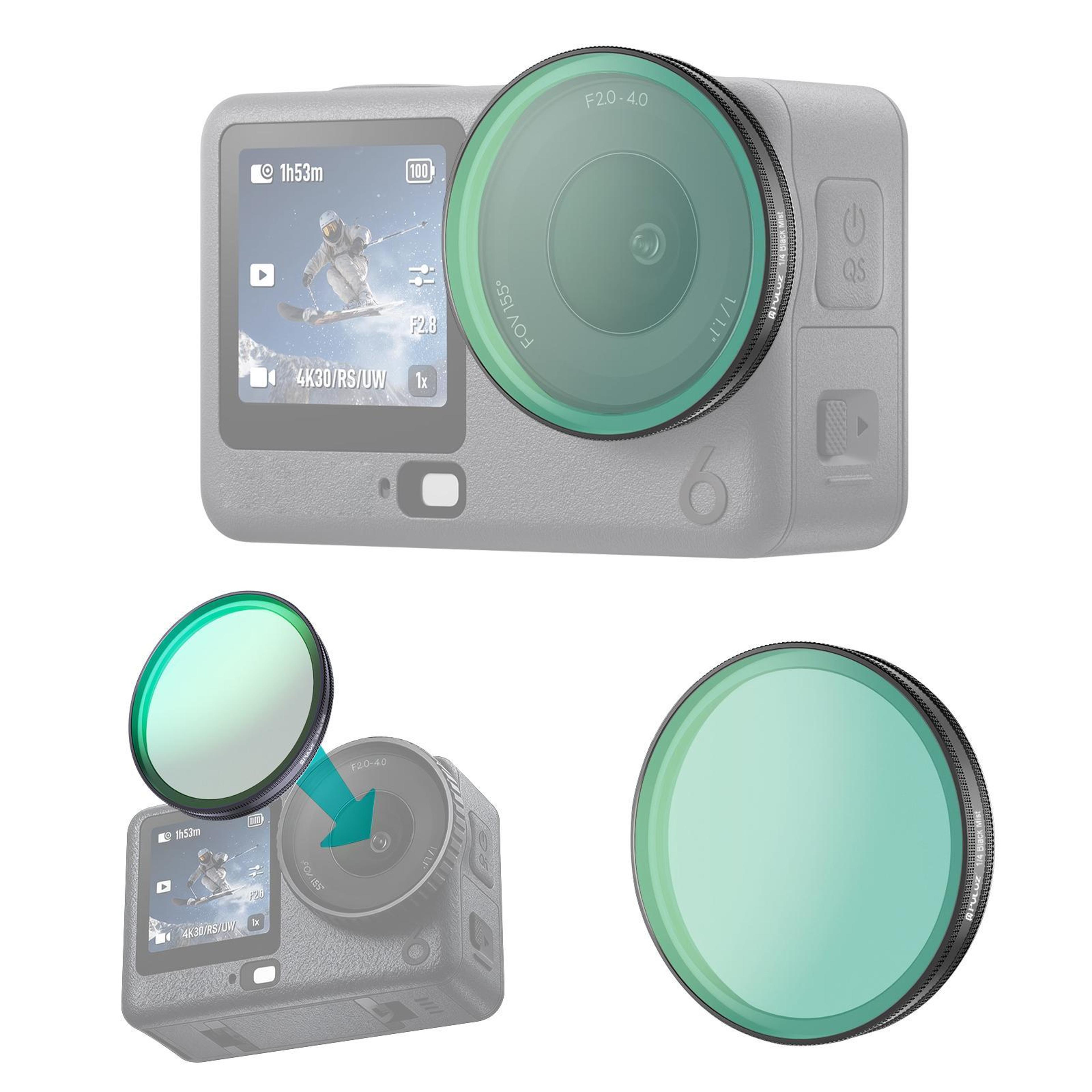 PULUZ Lens Filter For DJI Osmo Action 6 QuickRelease Optical Glass Camera Filter 9