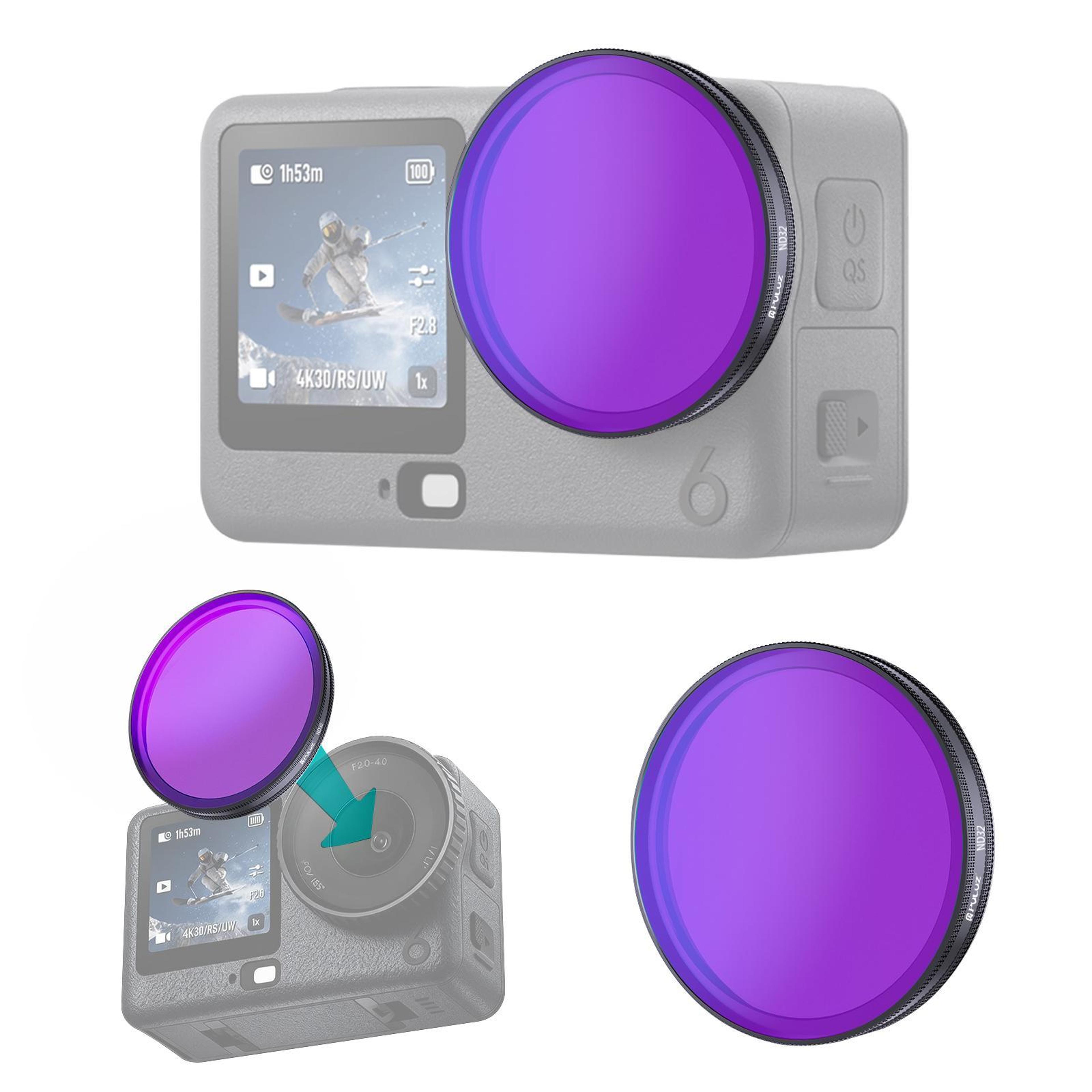 PULUZ Lens Filter For DJI Osmo Action 6 QuickRelease Optical Glass Camera Filter 11