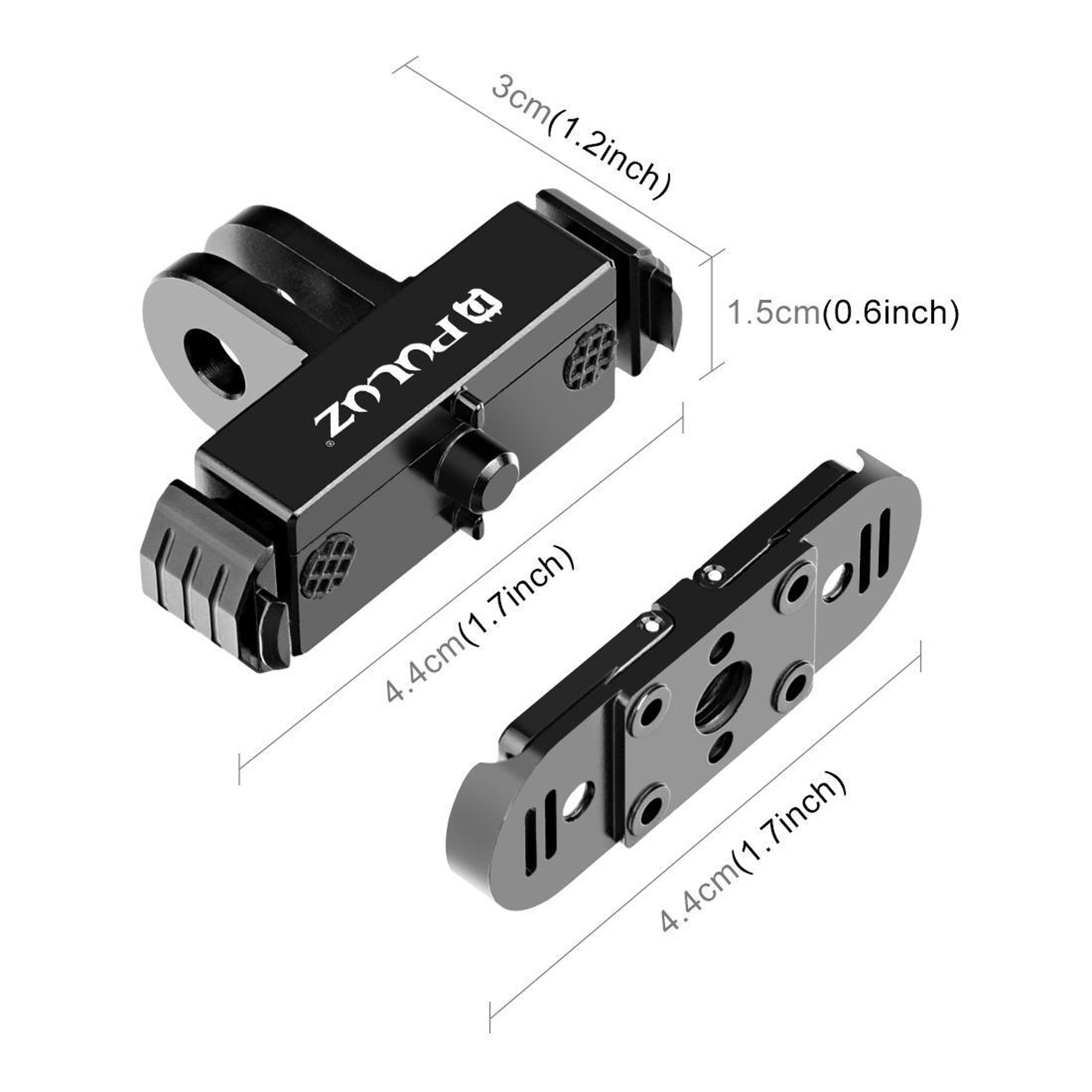 PULUZ Magnetic Quick Release Folding Finger Base Mount For GoPro HERO121110 Action Cameras 1