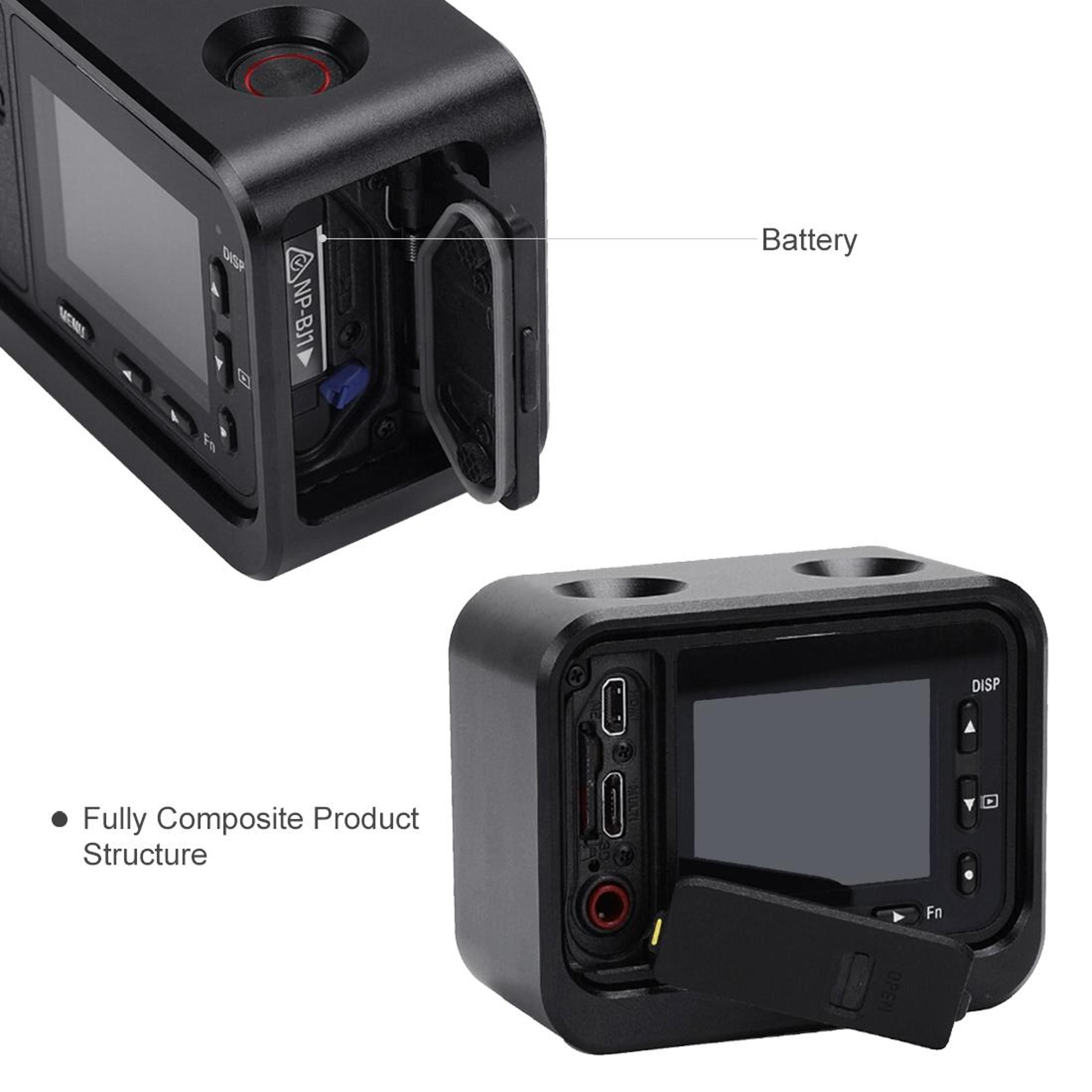 Sony RX0 Aluminum Alloy Camera Cage With 37mm UV Filter Lens  Sunshade Kit 8