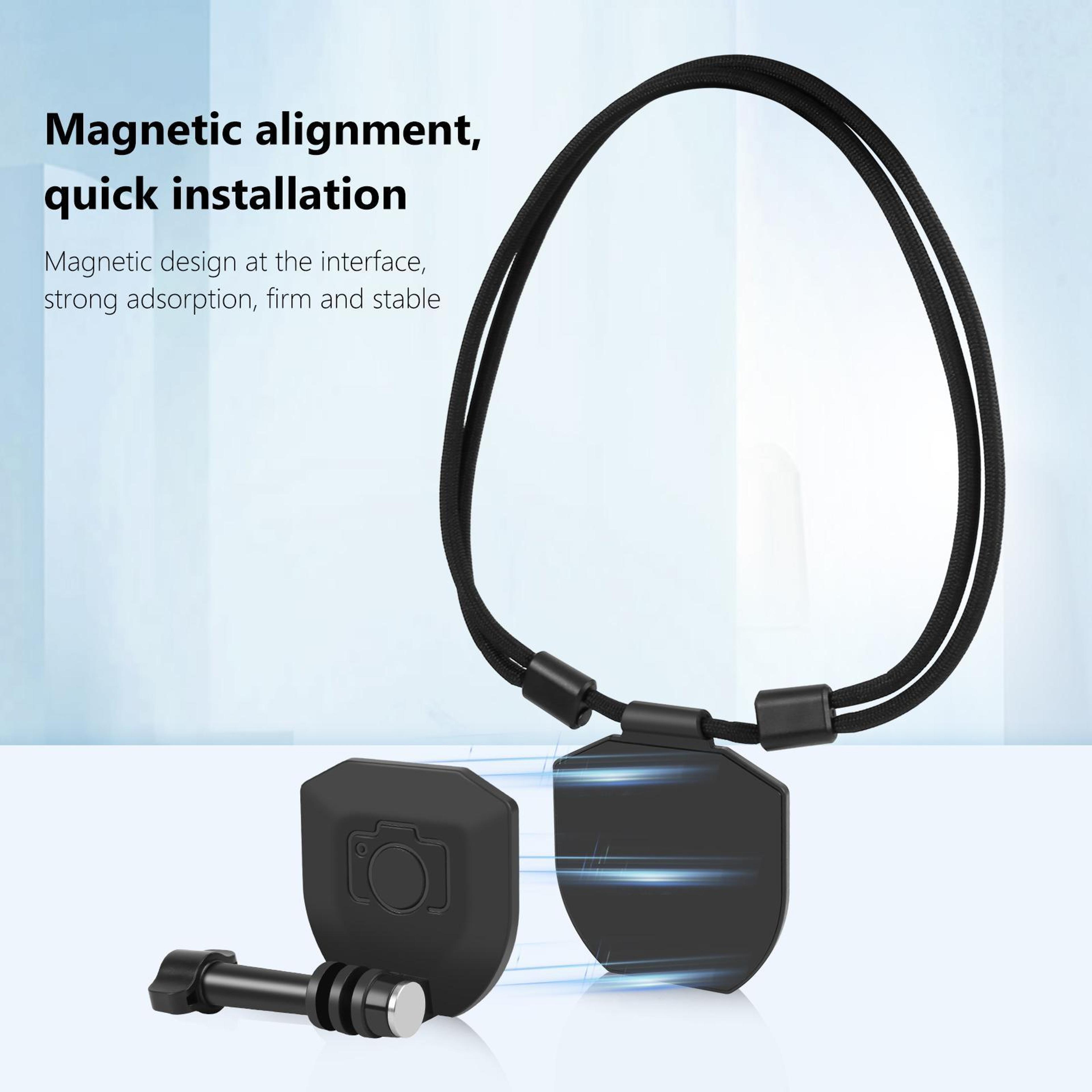 PULUZ Magnetic Neck Mount For Action Cameras GoPro POV Vlog Strap Hands Free Holder 2