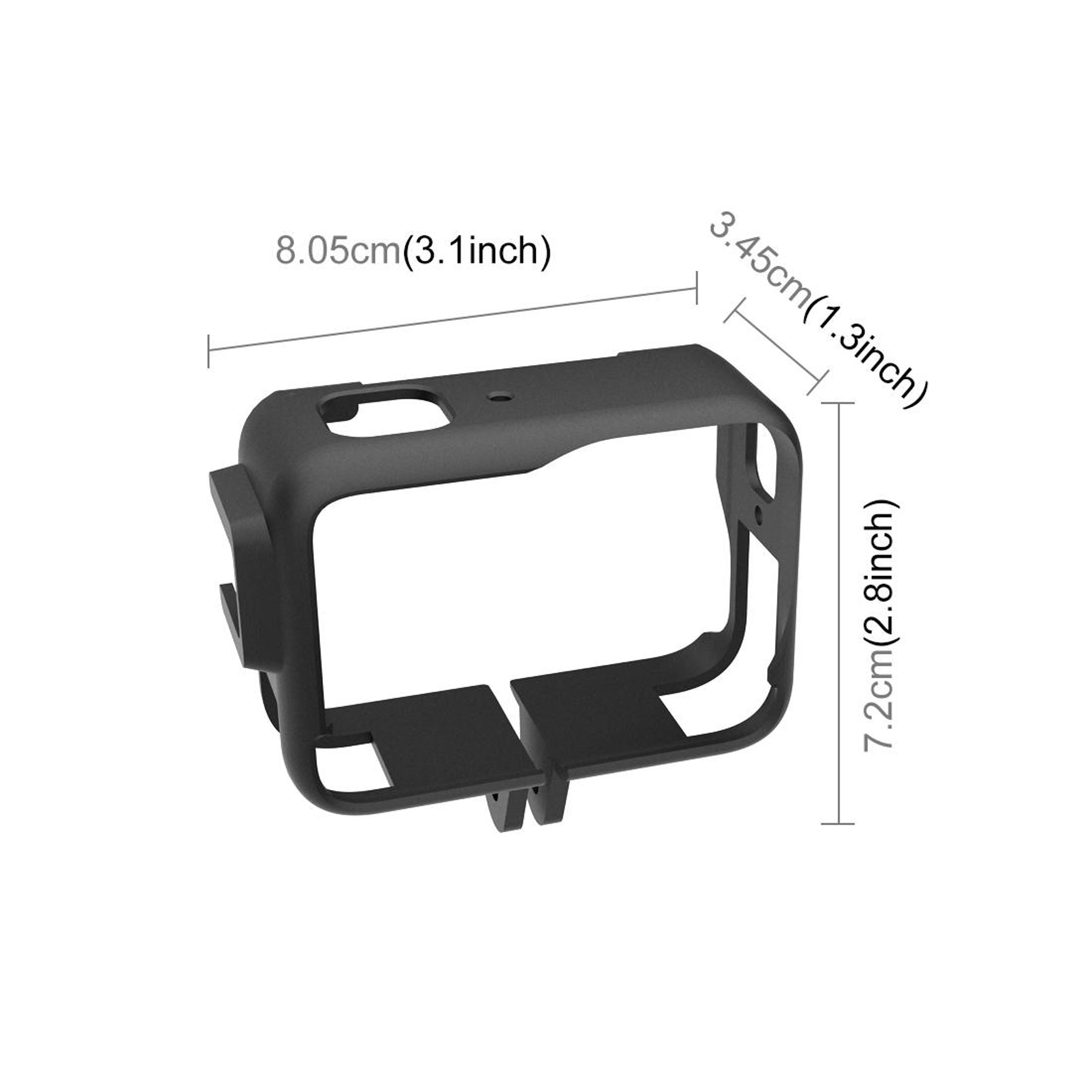 PULUZ Protective Cage For Insta360 Ace Pro Cold Shoe Mount Action Camera Frame 3