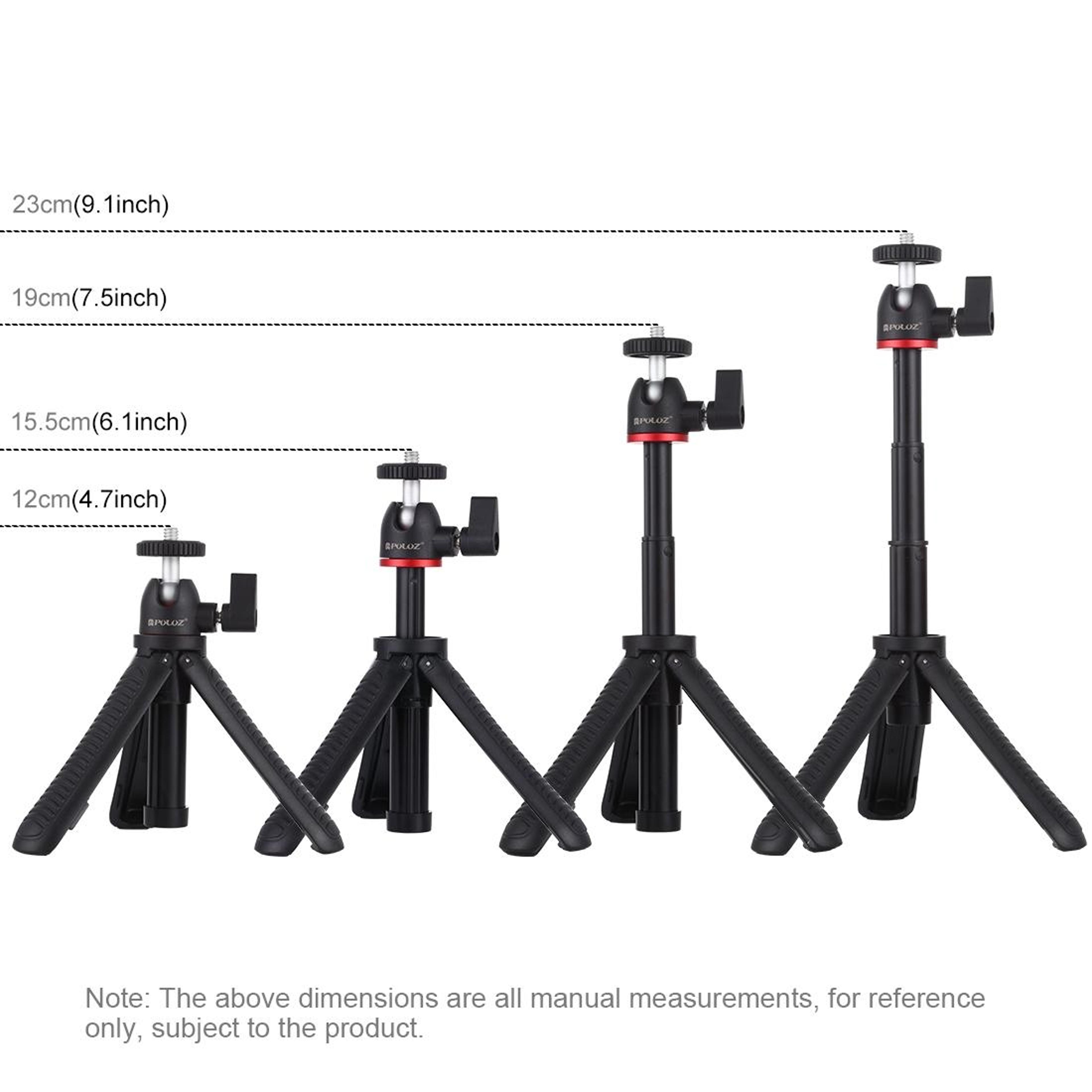 PULUZ Universal Phone Tripod Mount  Selfie Stick Holder With Adjustable Smartphone Clamp 3