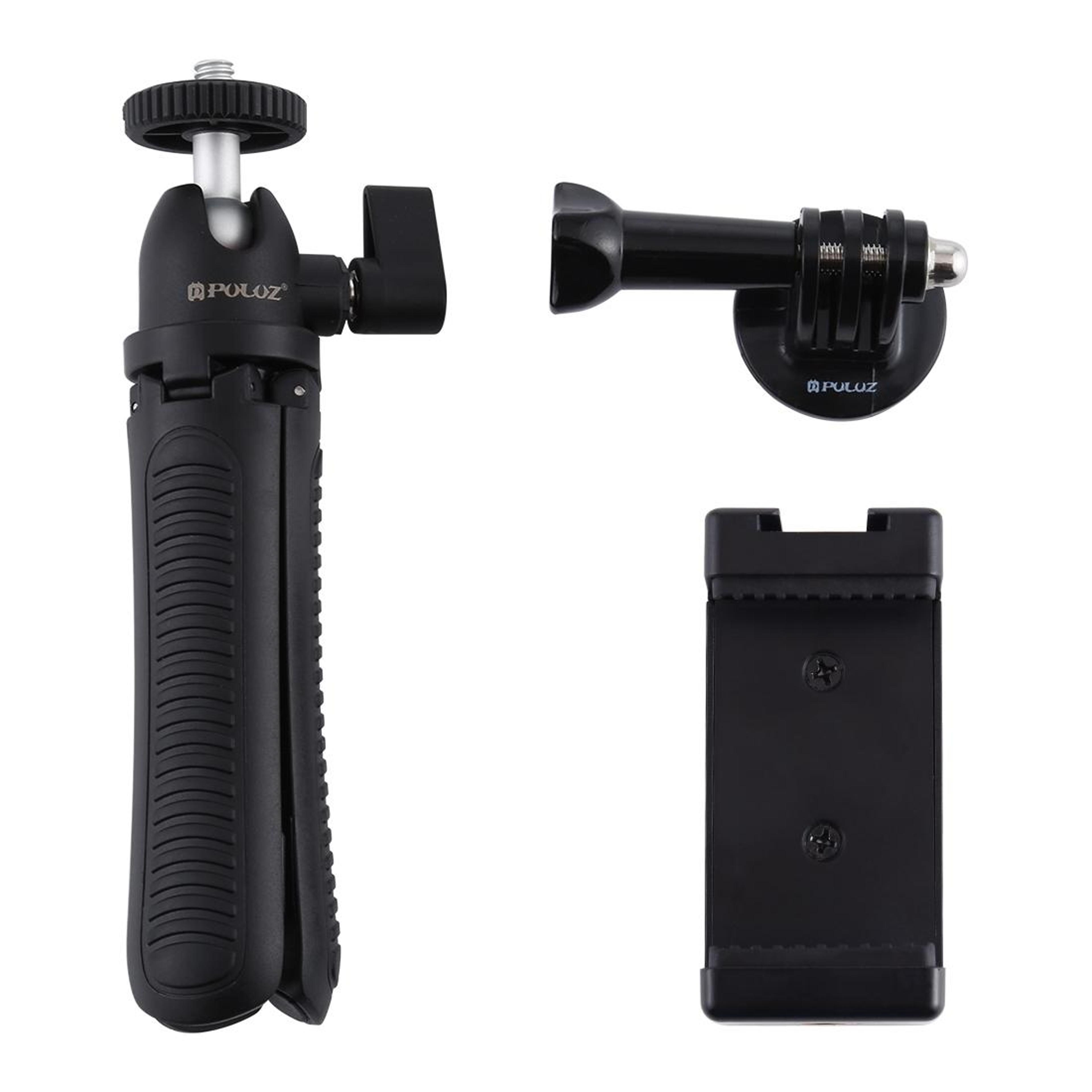 PULUZ Universal Phone Tripod Mount  Selfie Stick Holder With Adjustable Smartphone Clamp 9