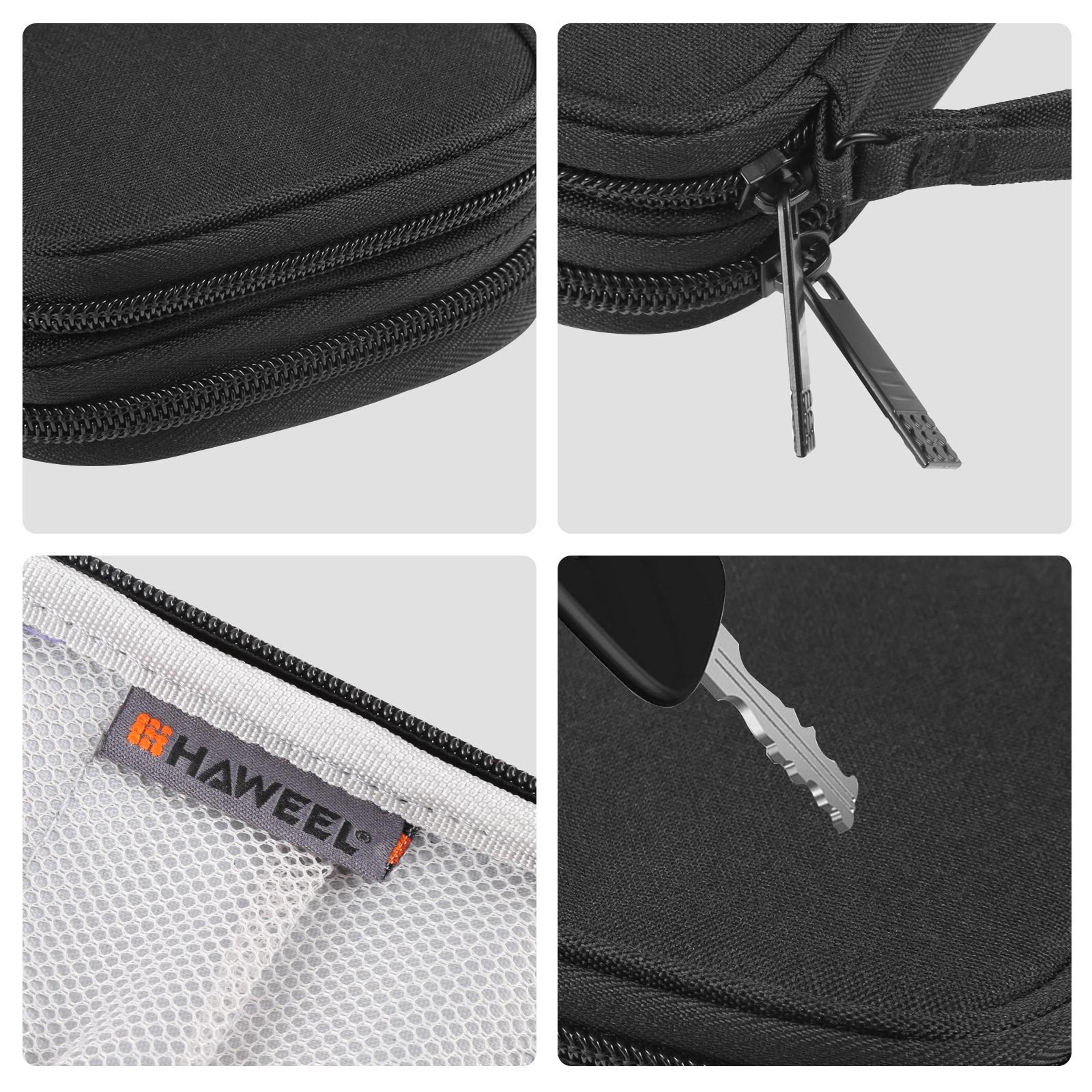 HAWEEL Double Layer Electronic Organizer Bag Cable Organizer Travel Case For Tech Accessories 2
