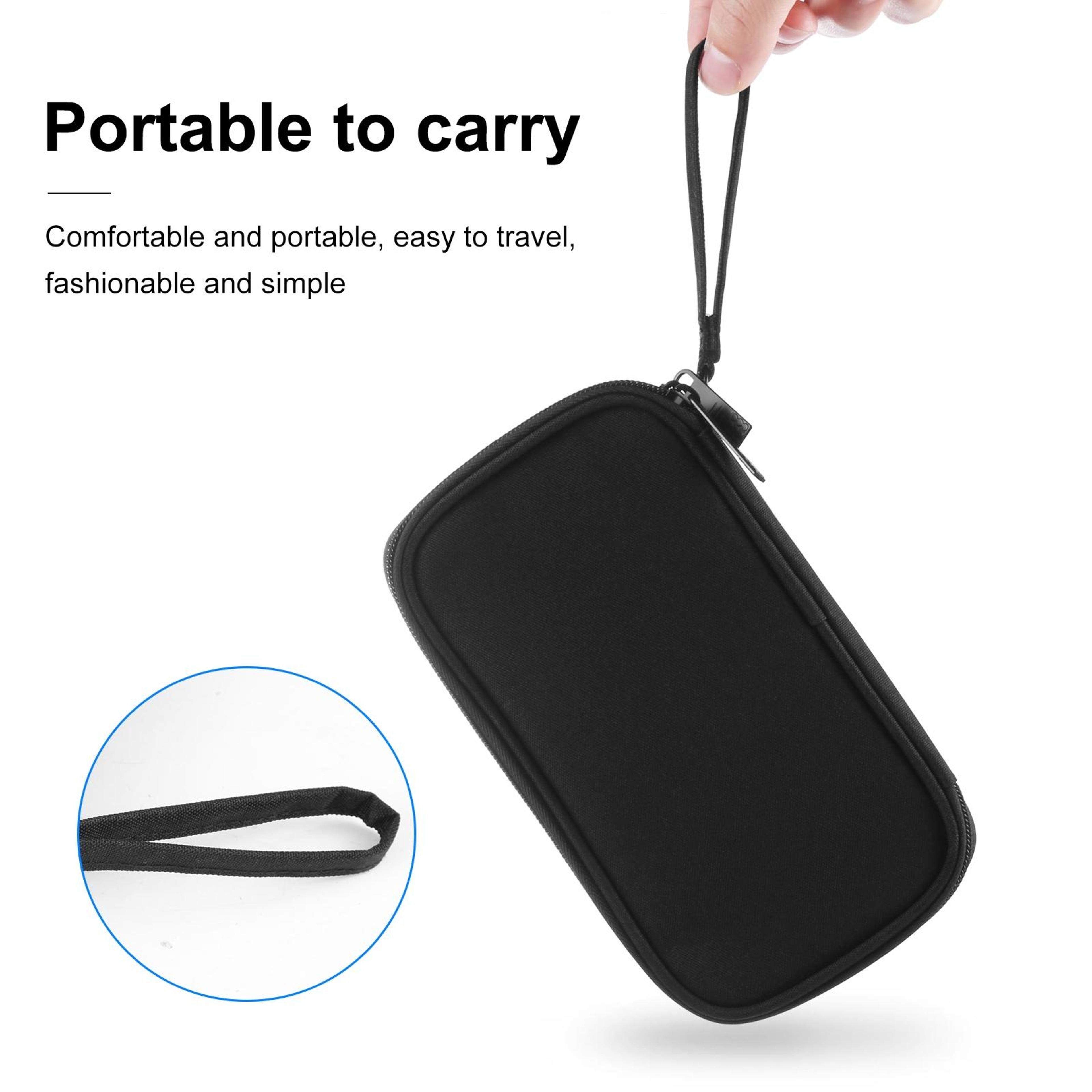 HAWEEL Double Layer Electronic Organizer Bag Cable Organizer Travel Case For Tech Accessories 4
