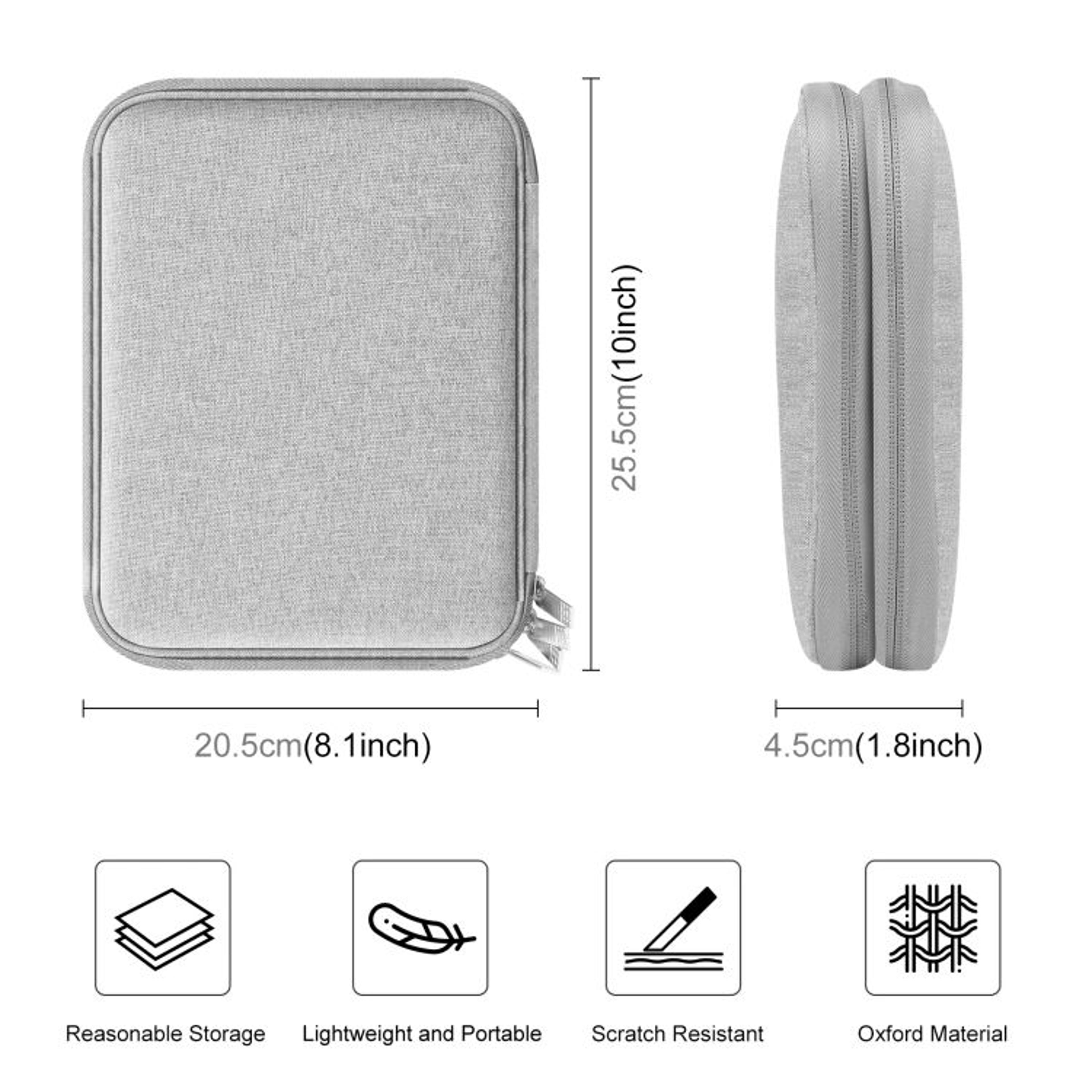 HAWEEL Double Layer Electronic Organizer Bag Cable Organizer Travel Case For Tech Accessories 9