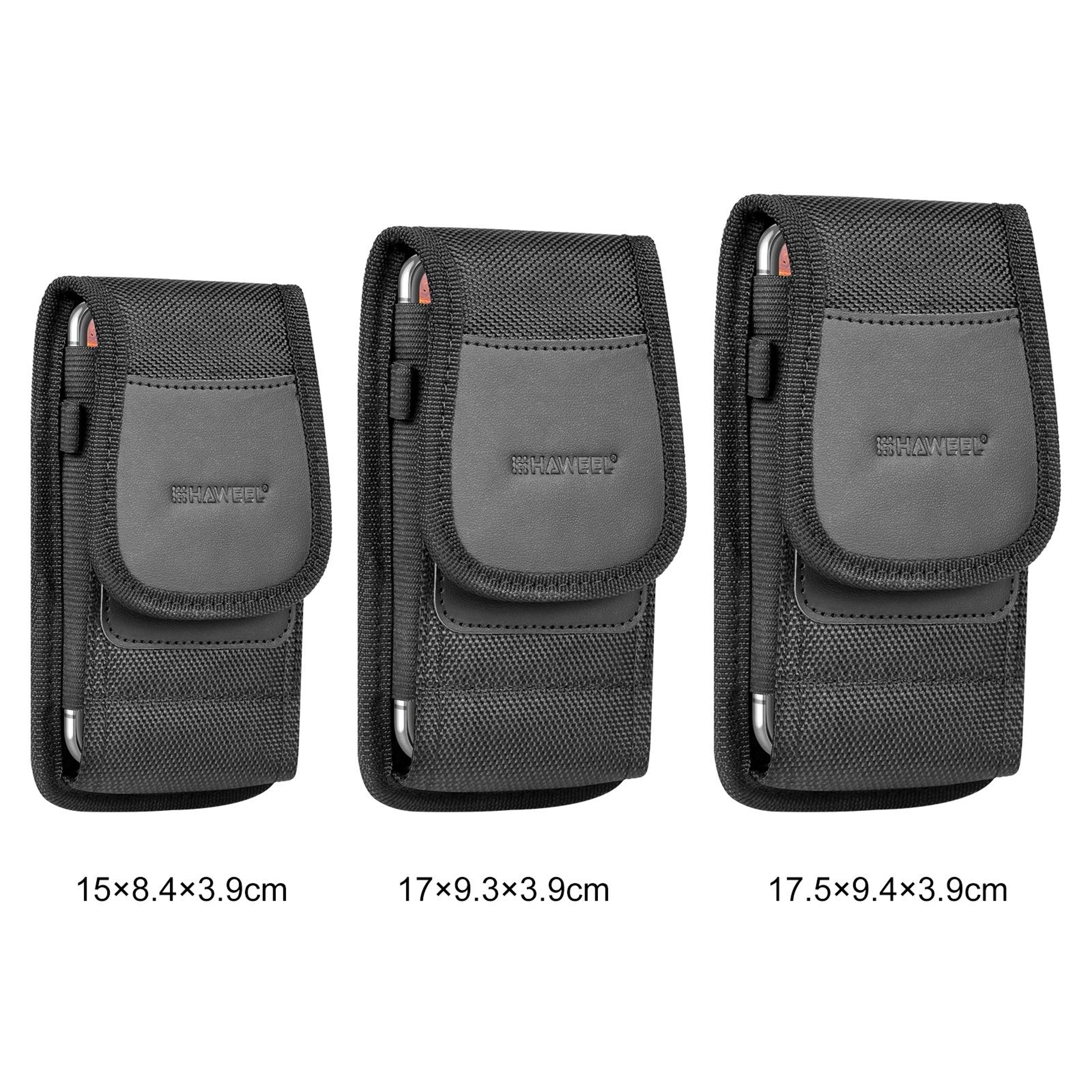 HAWEEL Phone Belt Clip Case Nylon Holster With Card Slot 11