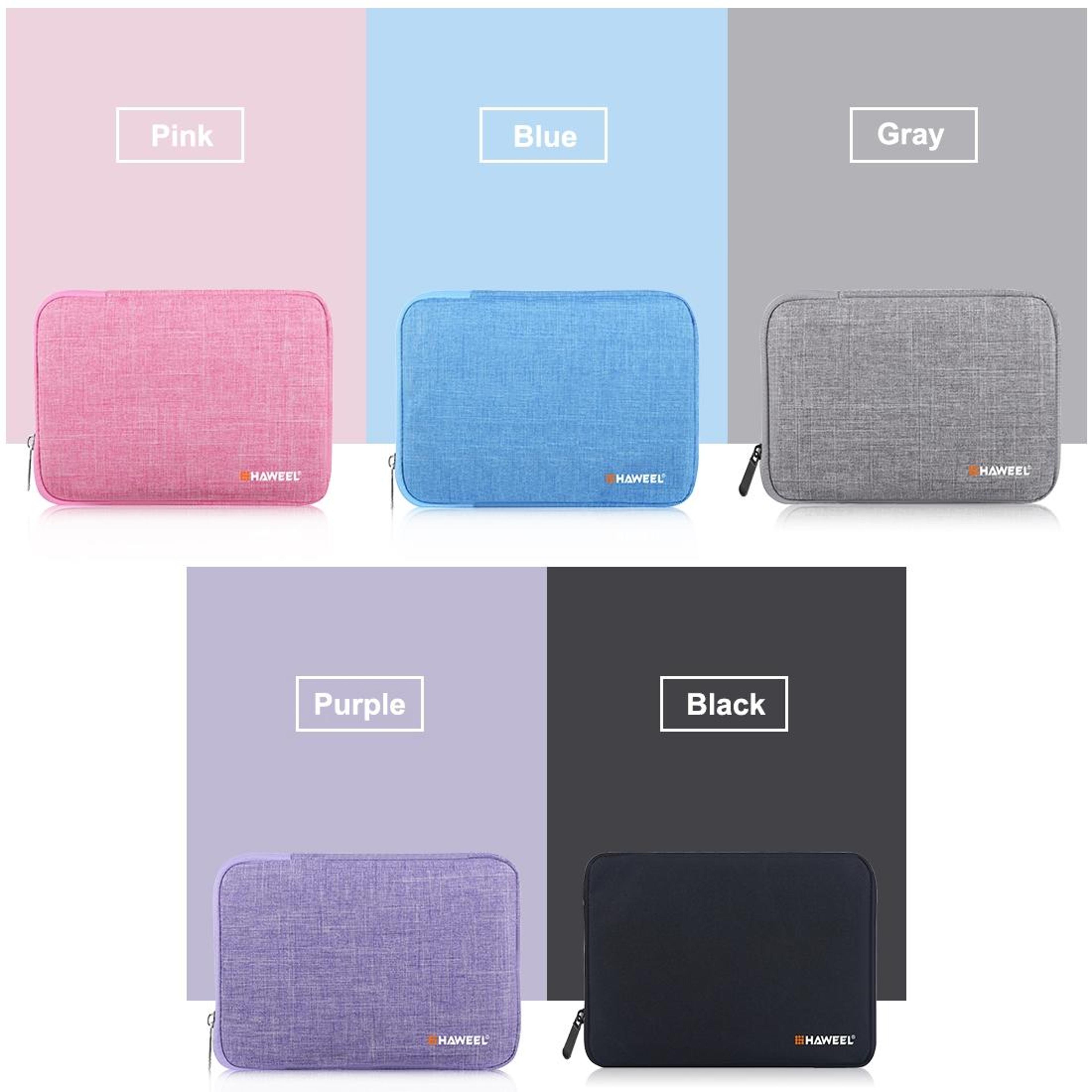 HAWEEL Waterproof Tablet Sleeve Case Zipper Briefcase For IPad Mini Protective Carry Bag 6
