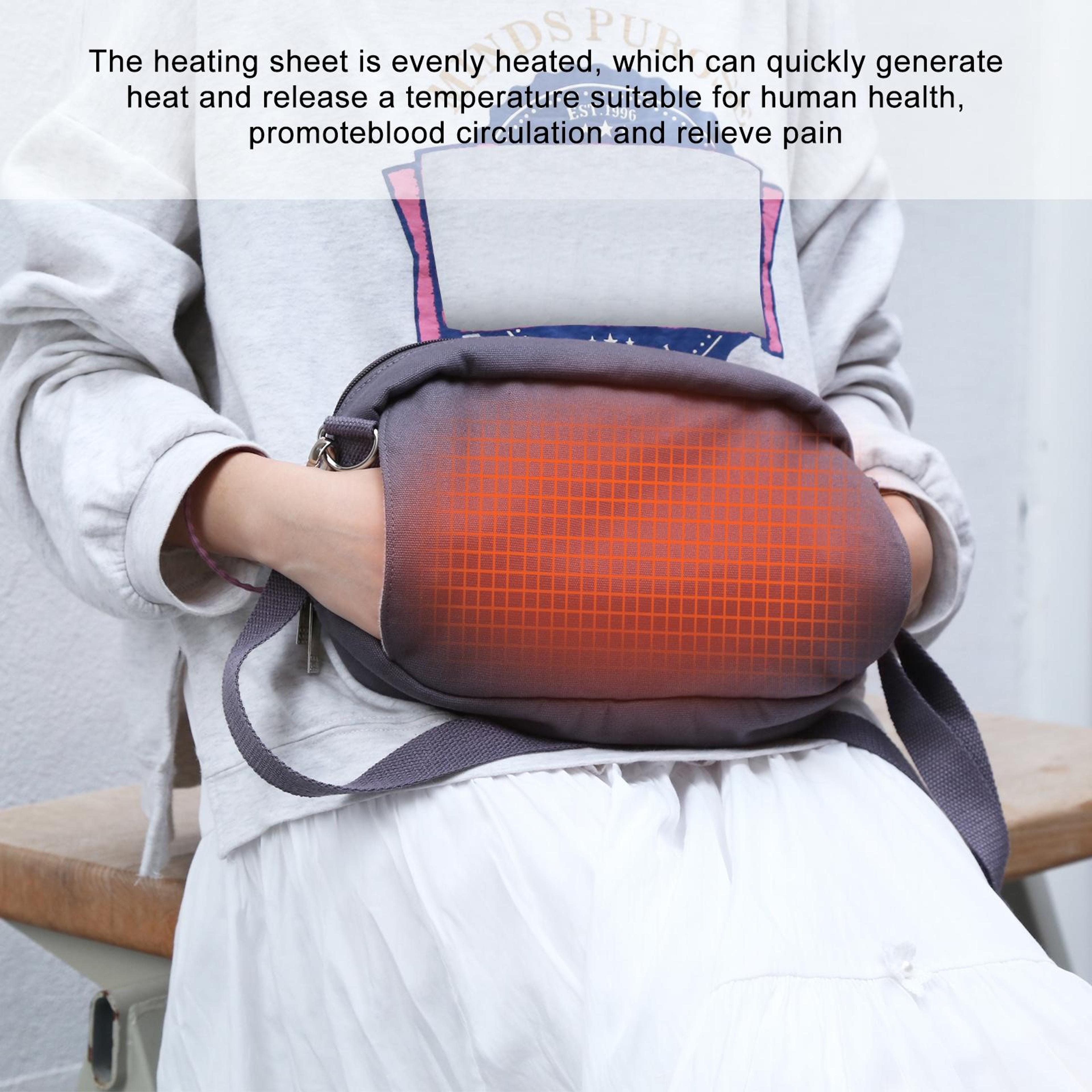 HAWEEL Messenger Shoulder Small Bag Digital Tablet Phone Warmer Storage Bag With Hand WarmerGrey 4