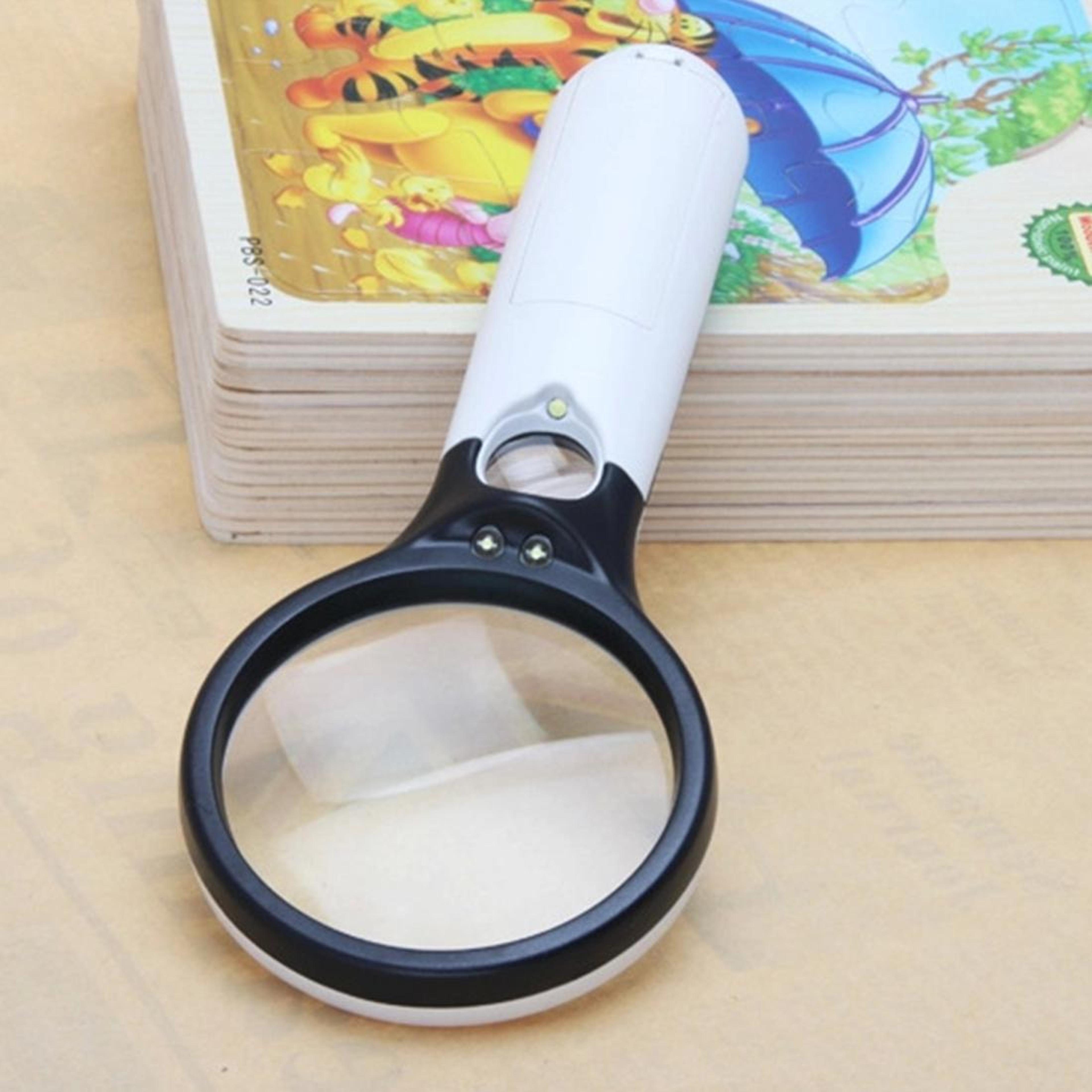 LED Reading Magnifier Glass For Seniors Hobbyists  Precision Work 1