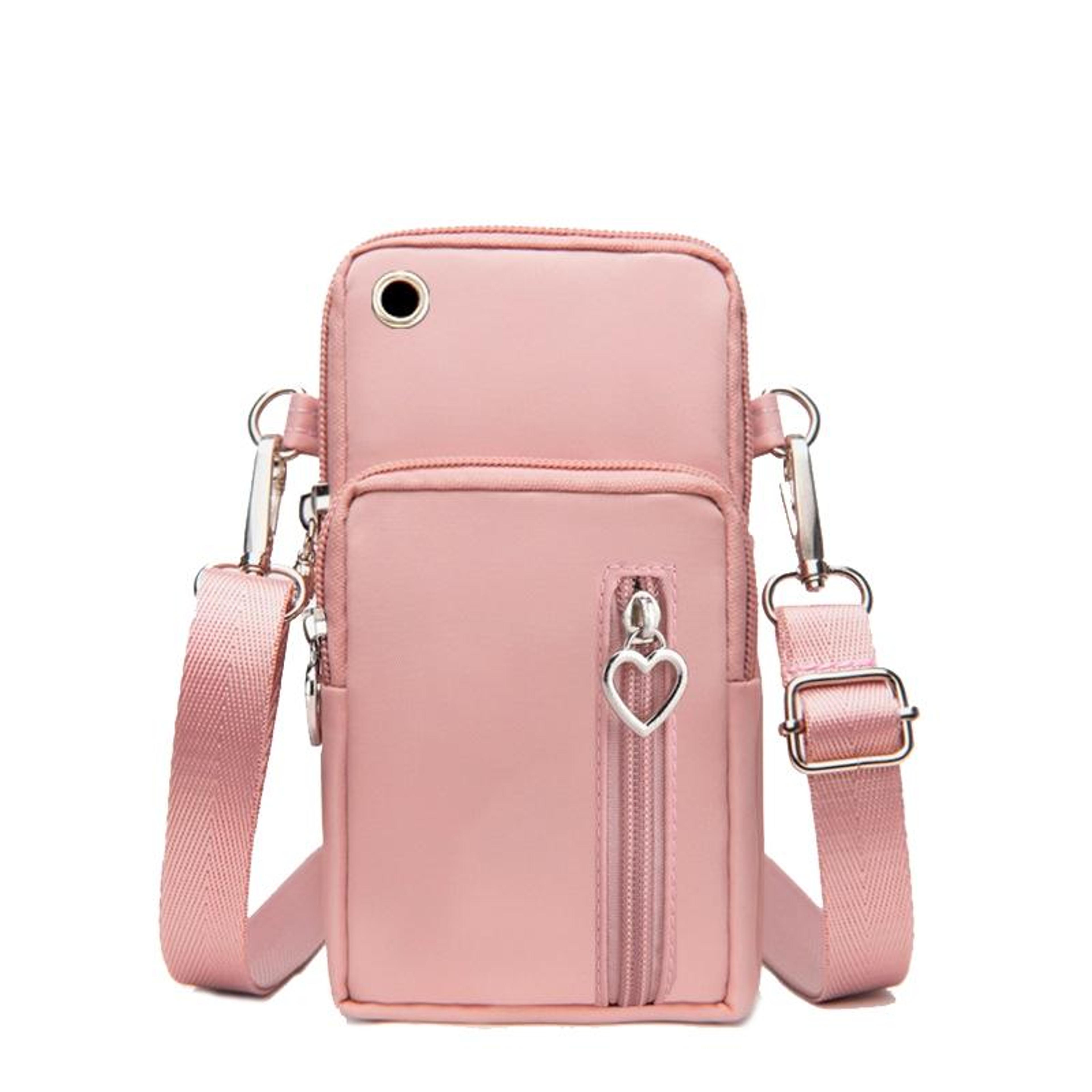 Women Crossbody Phone Wallet Bag With Arm Band RFID Travel Wrist Pouch 15