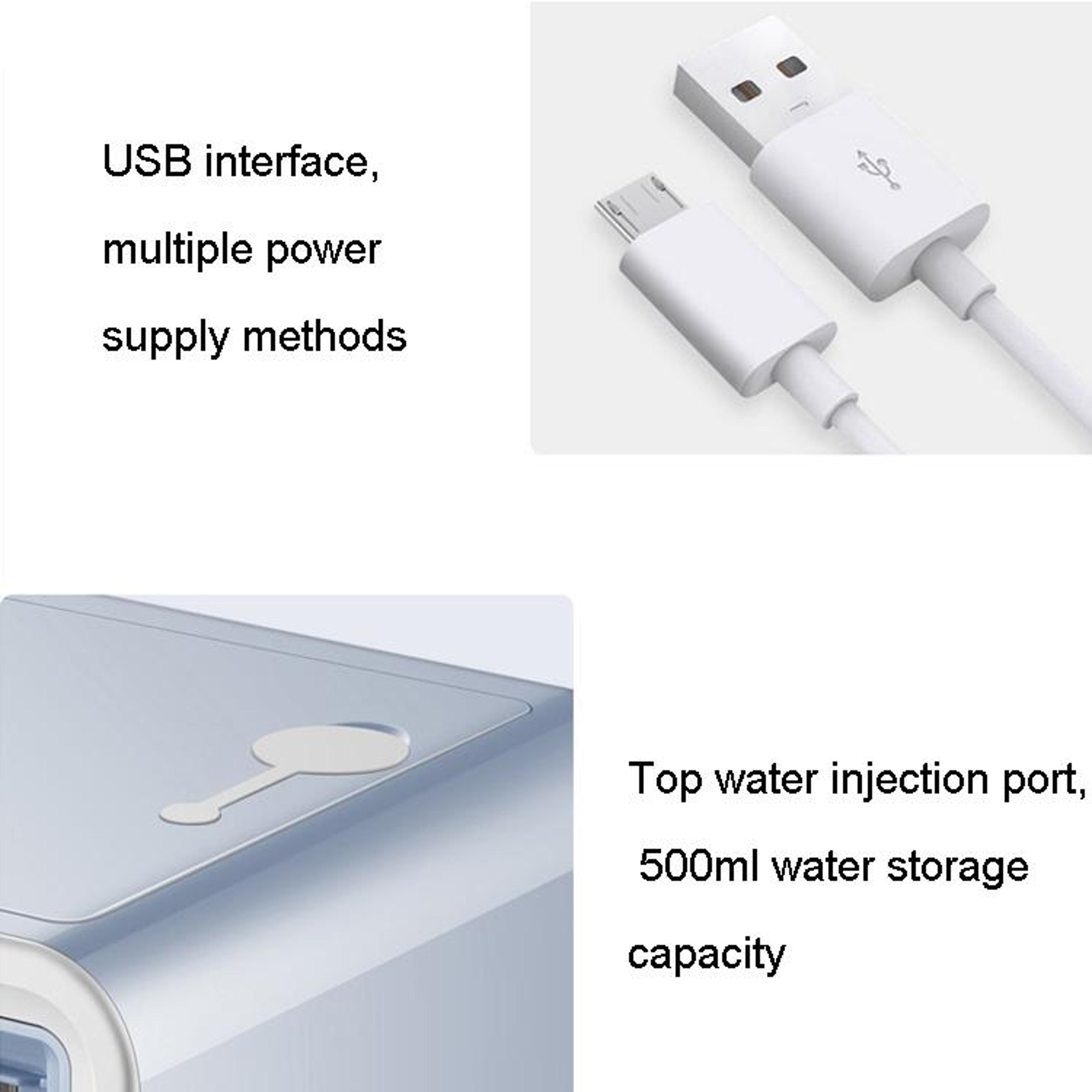 Portable Air Cooler USB Desktop Cooling Fan With Night Light  Quiet Evaporative Cooling 5
