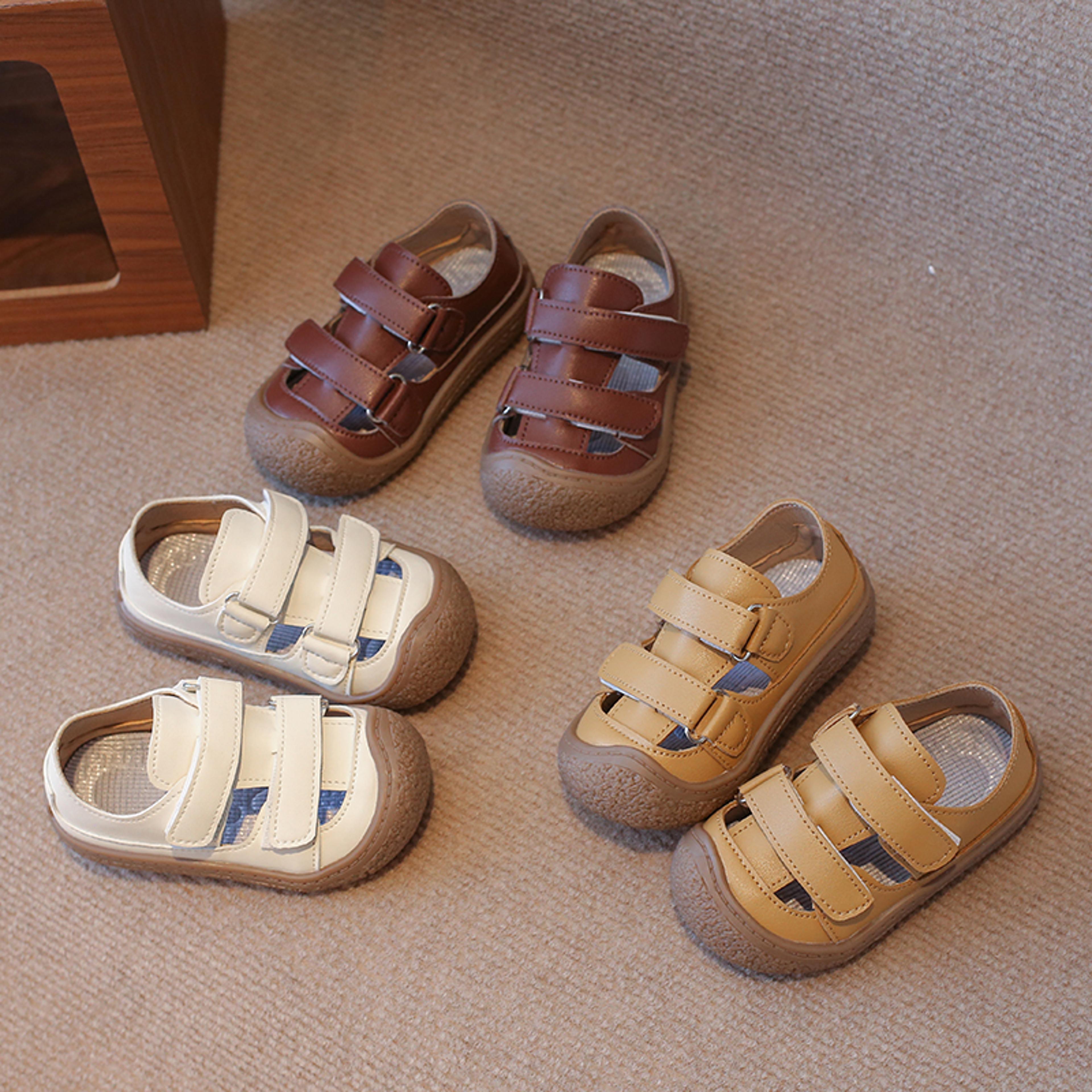 comfortable baby boys sandals summer infant toddler shoes, soft soled anti slip children casual sandals, first walkers