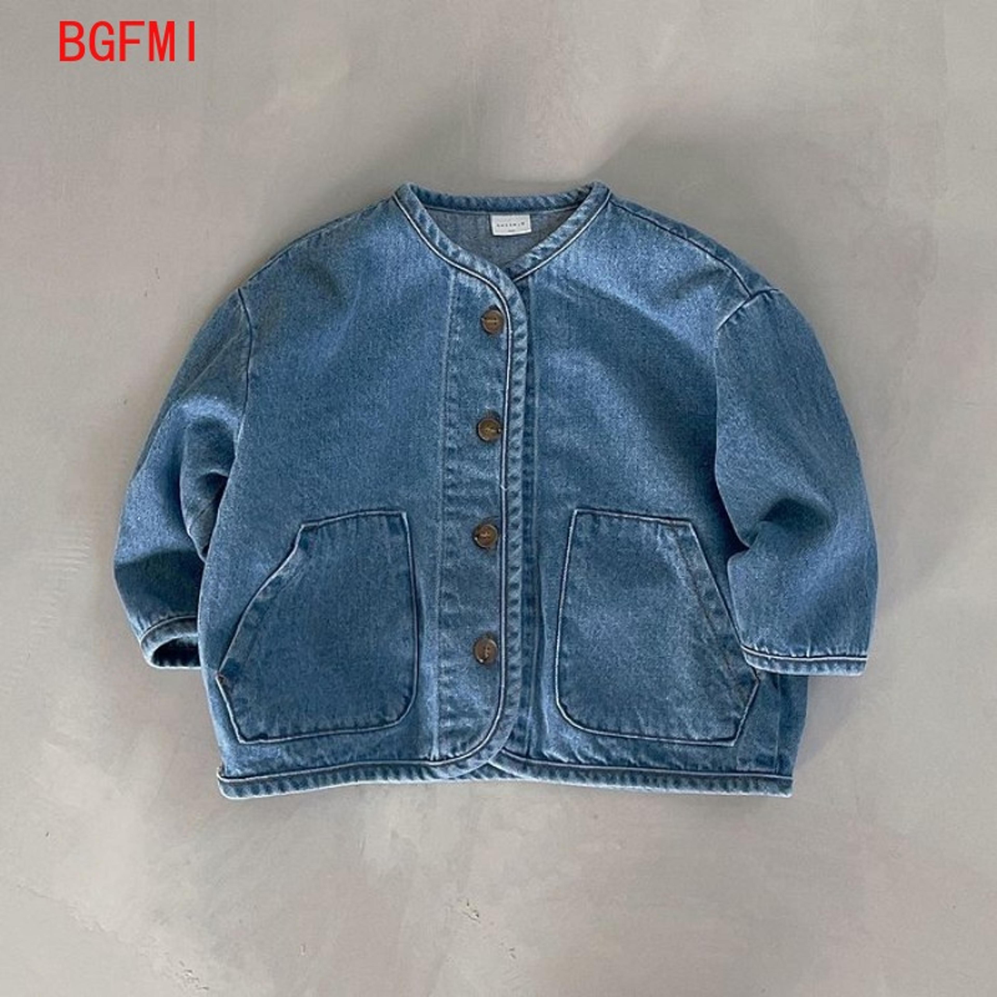 Baby Boy Girl Korean Fashion Cotton Denim Jacket Toddler Jean Coat Casual Outwear For Kids Lightwei 5