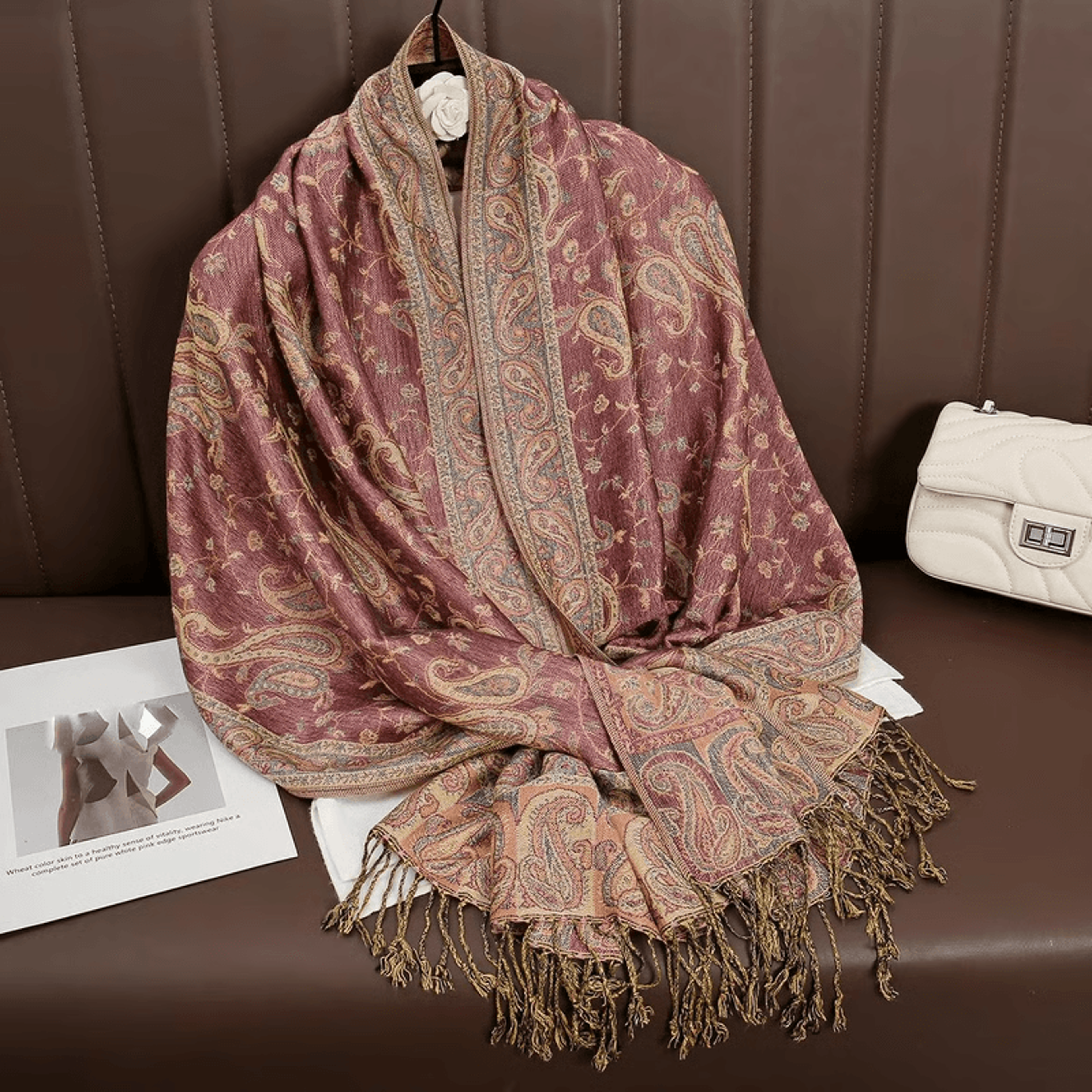 Versatile pashmina over coat
