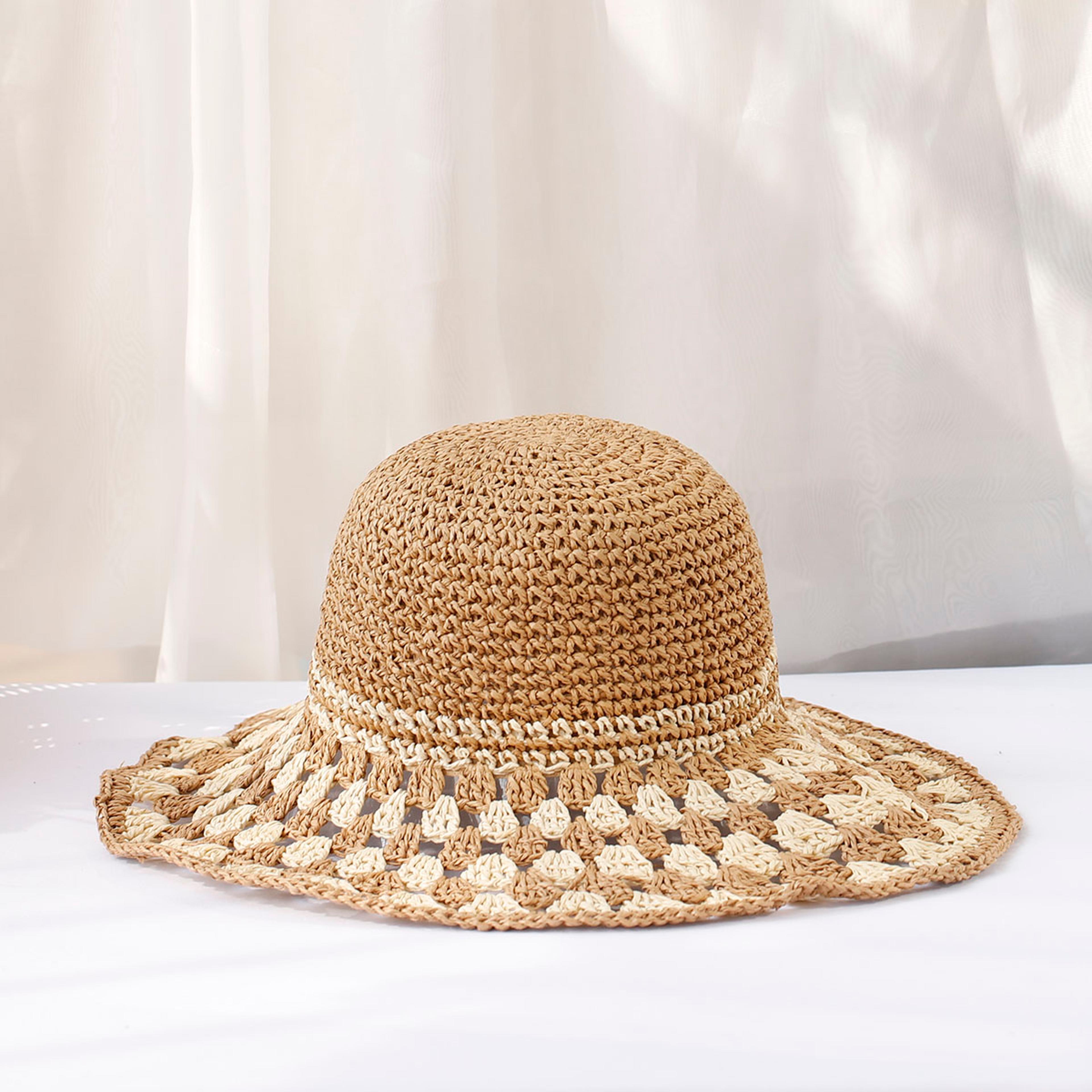 Colorful Straw Bucket Hat For Women 5