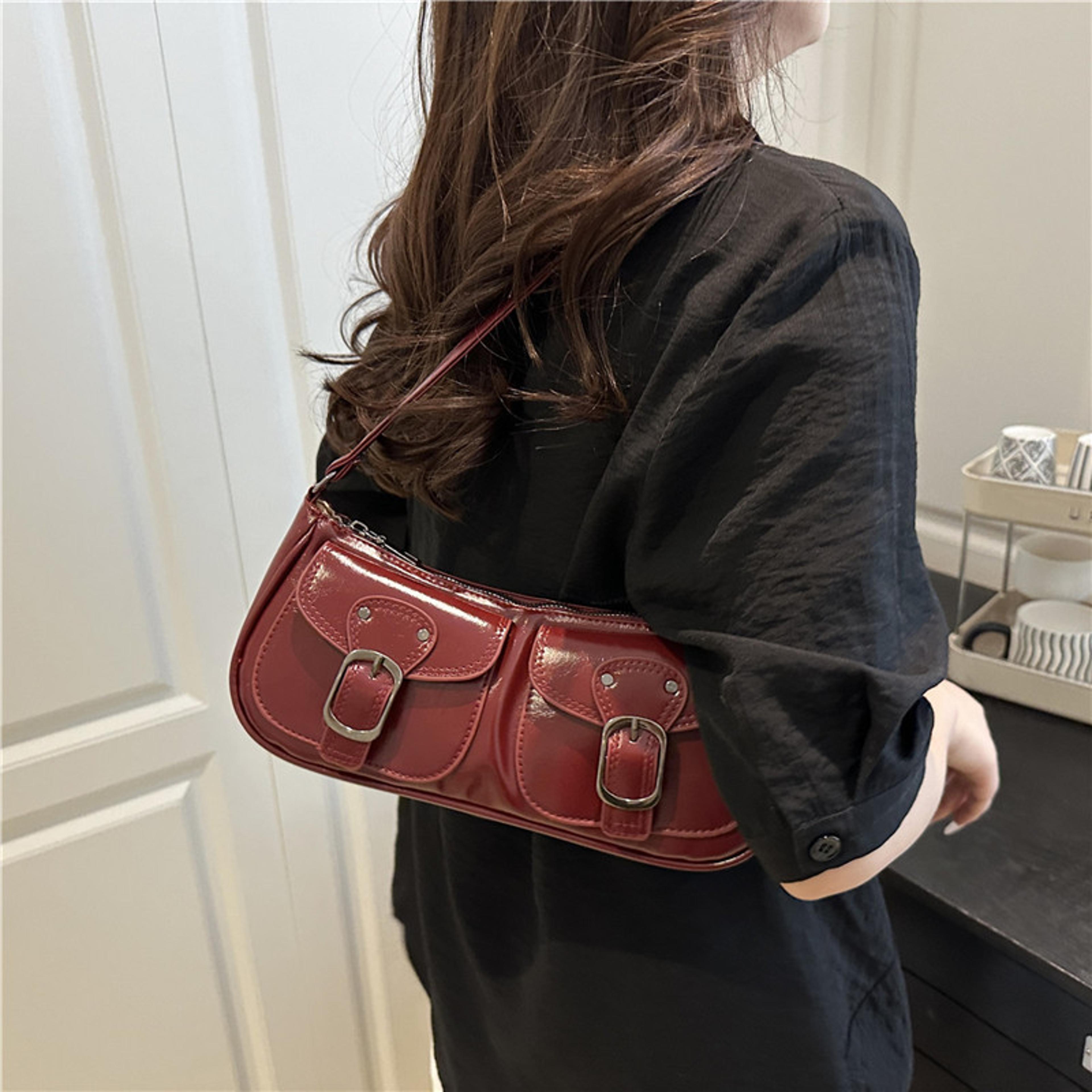 Vintage PU Leather Shoulder Bag 4