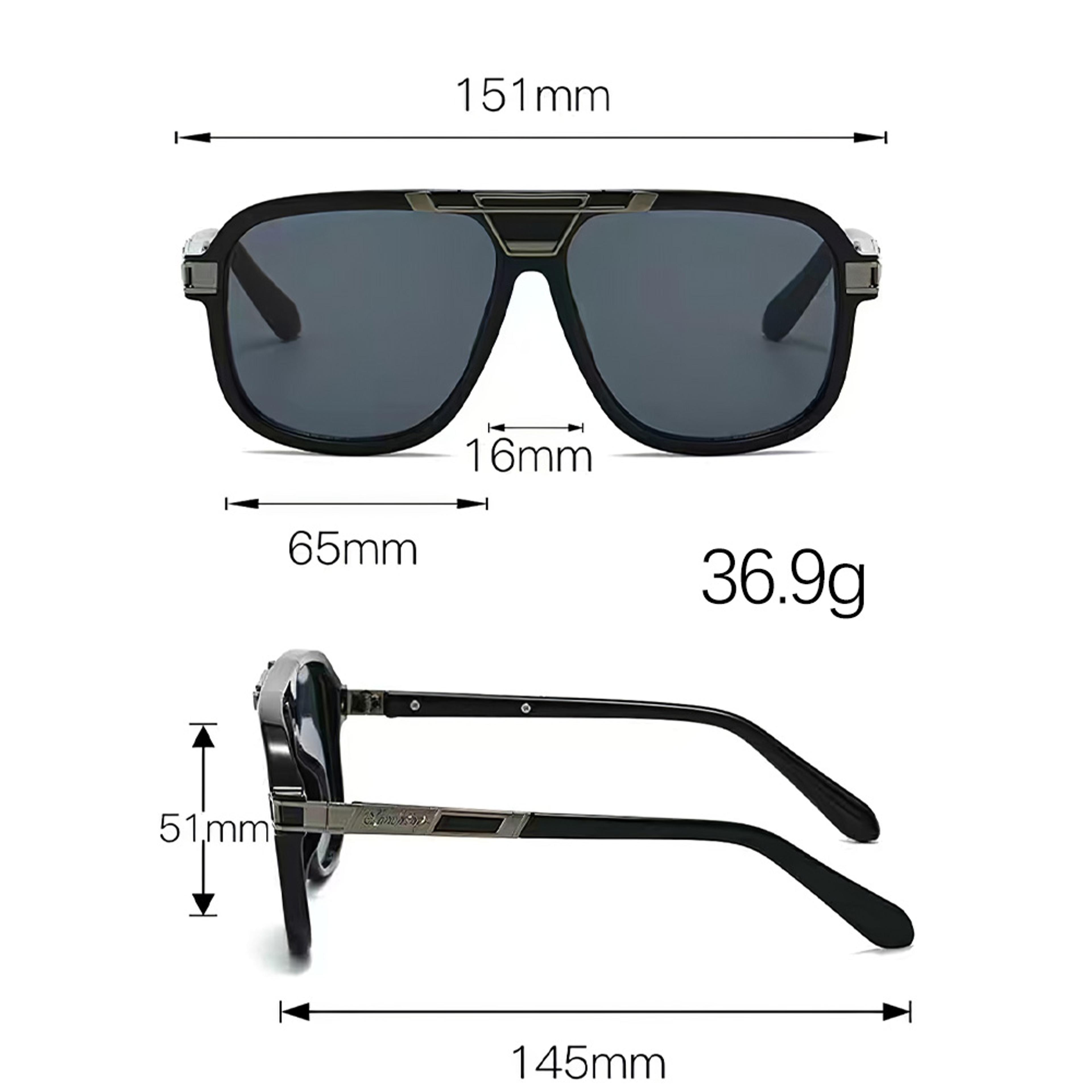 Gradient Large Frame Women Sunglasses Trendy Metal Accent Designer Shades 5
