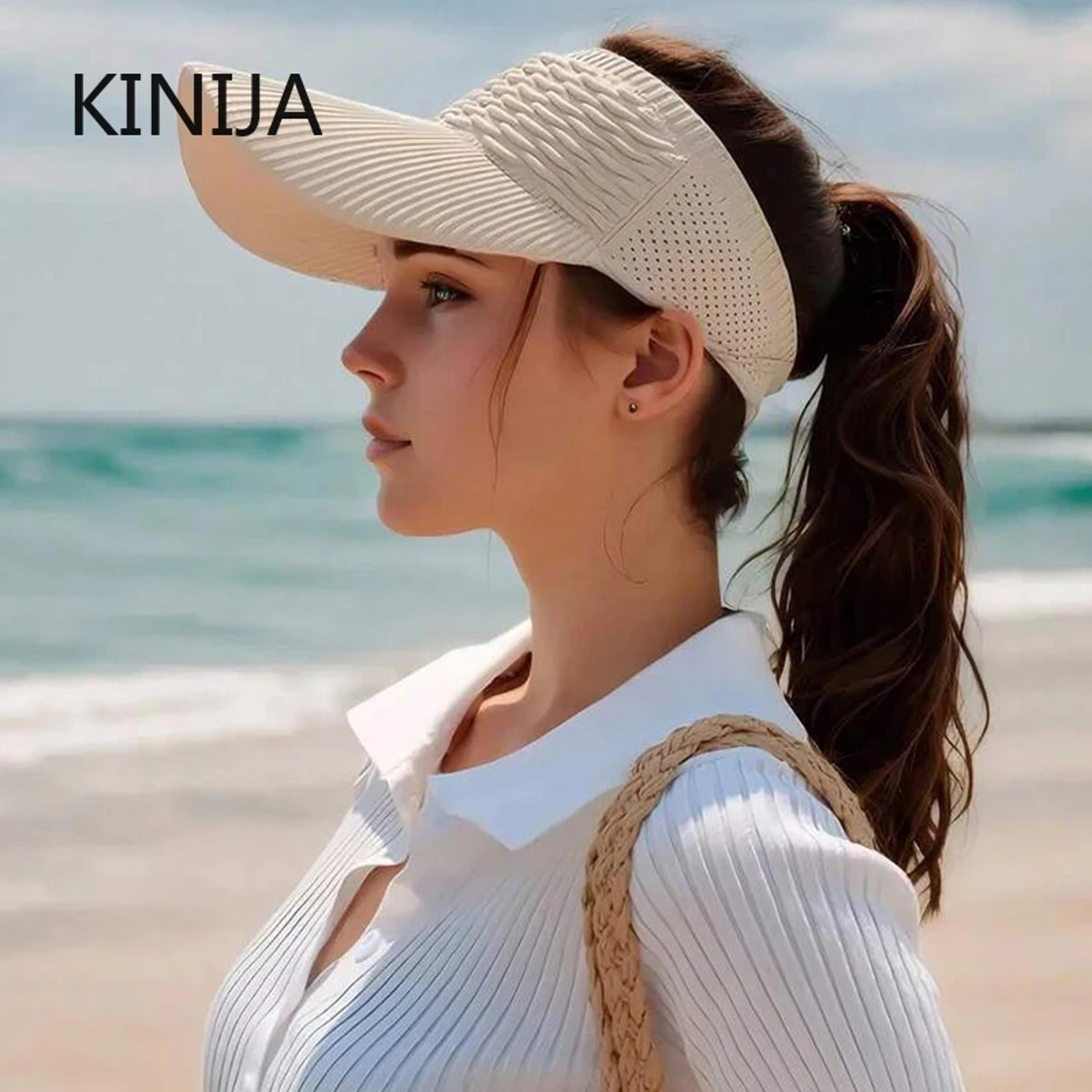 breathable sun visor hat for outdoor sports and travel