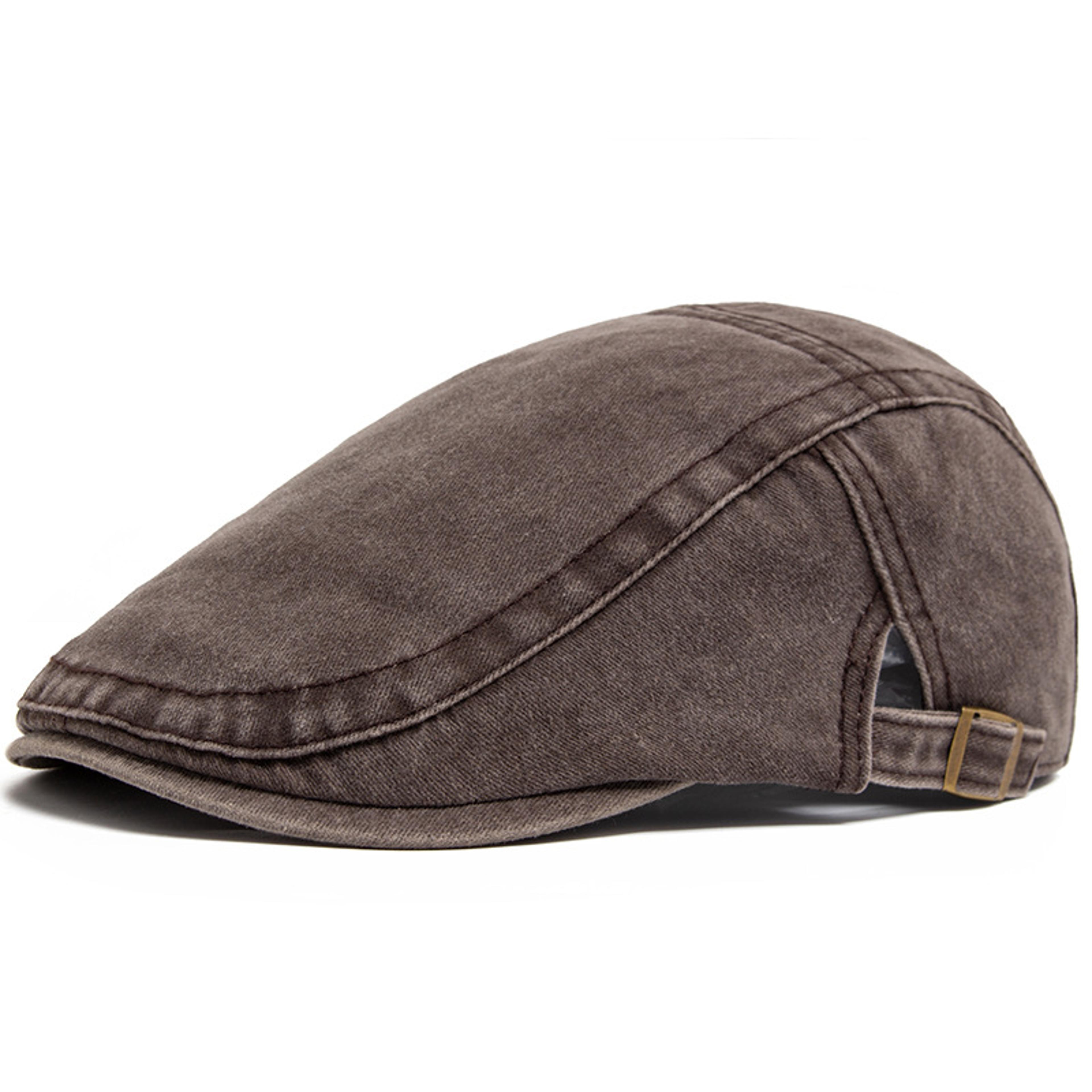 Vintage Denim Beret Newsboy Cap For Men And Women 2