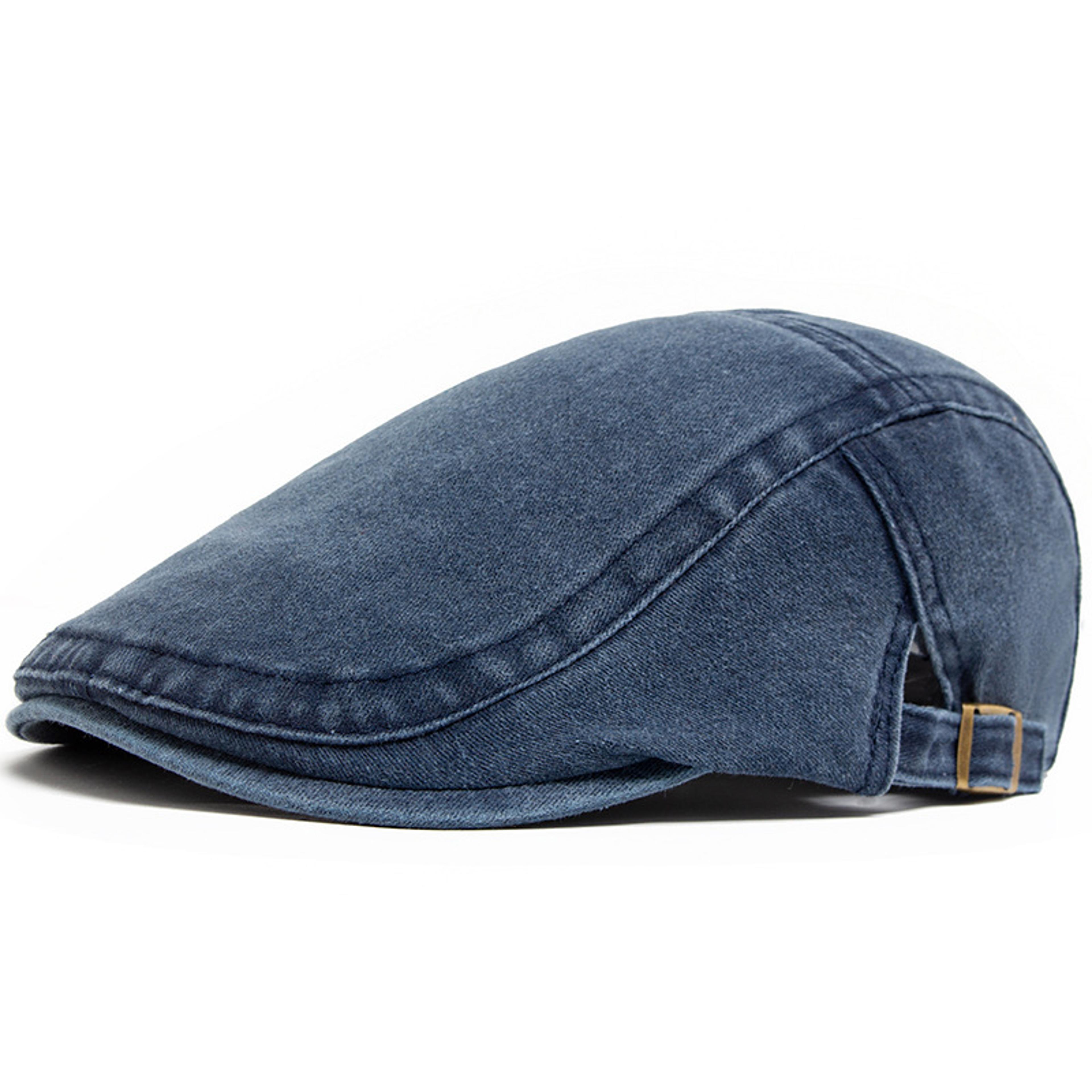 Vintage Denim Beret Newsboy Cap For Men And Women 6