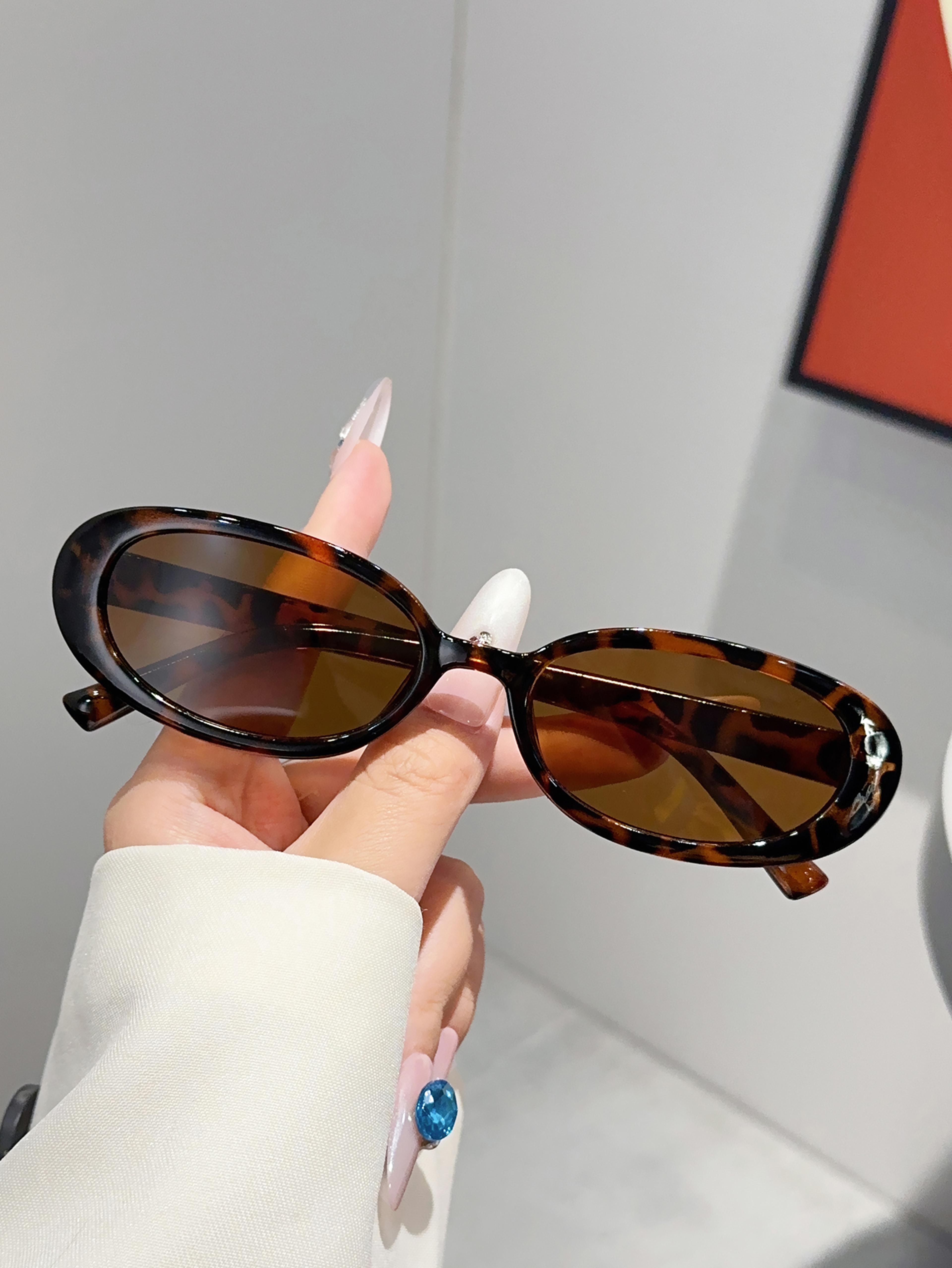 Chic Tortoise Shell Glasses And Oval Glasses Set For Daily Wear 6