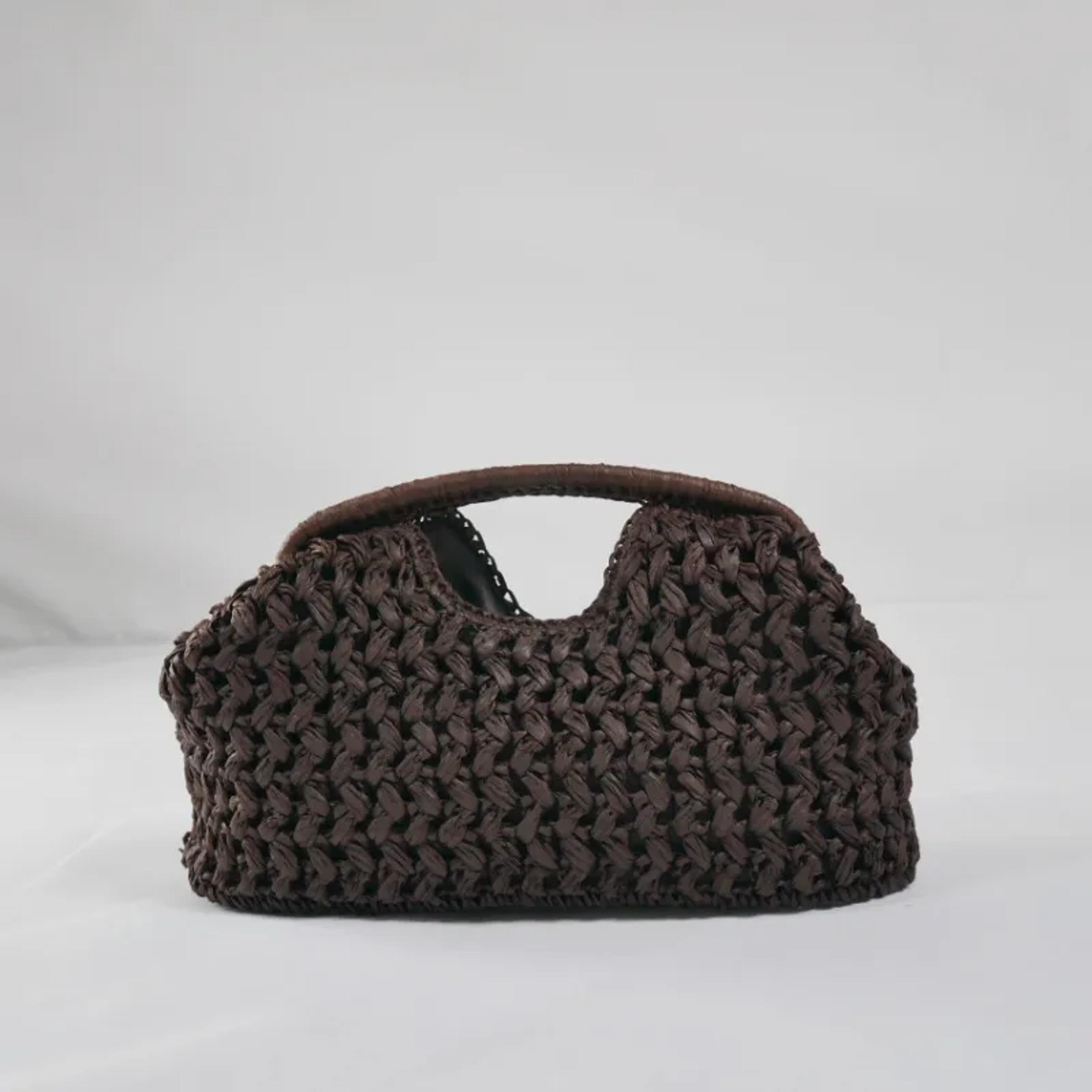 Handmade Straw Clutch Bag For Women 4