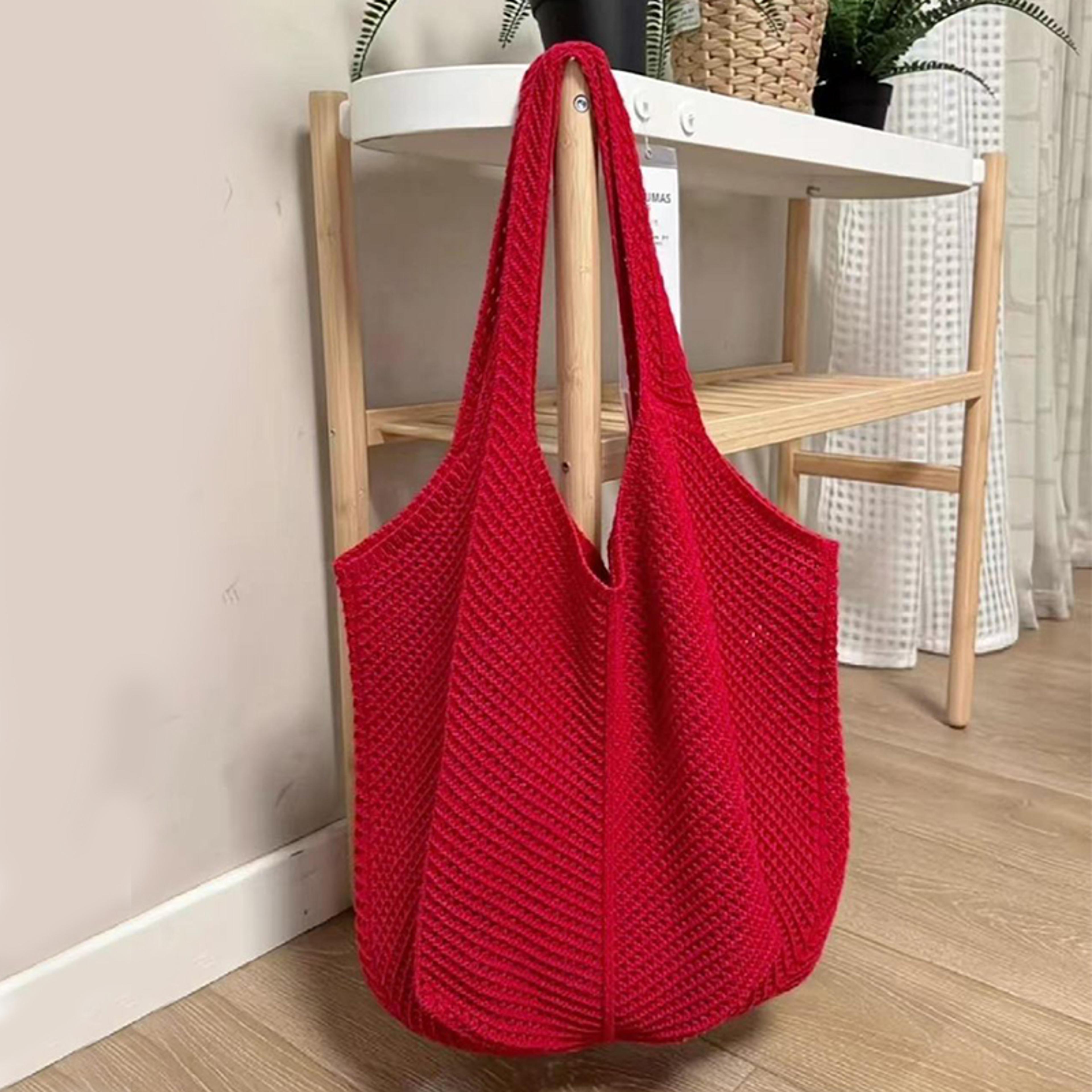 Summer Woven Shoulder Bag And Aesthetic Crochet Beach Tote Handbag 6