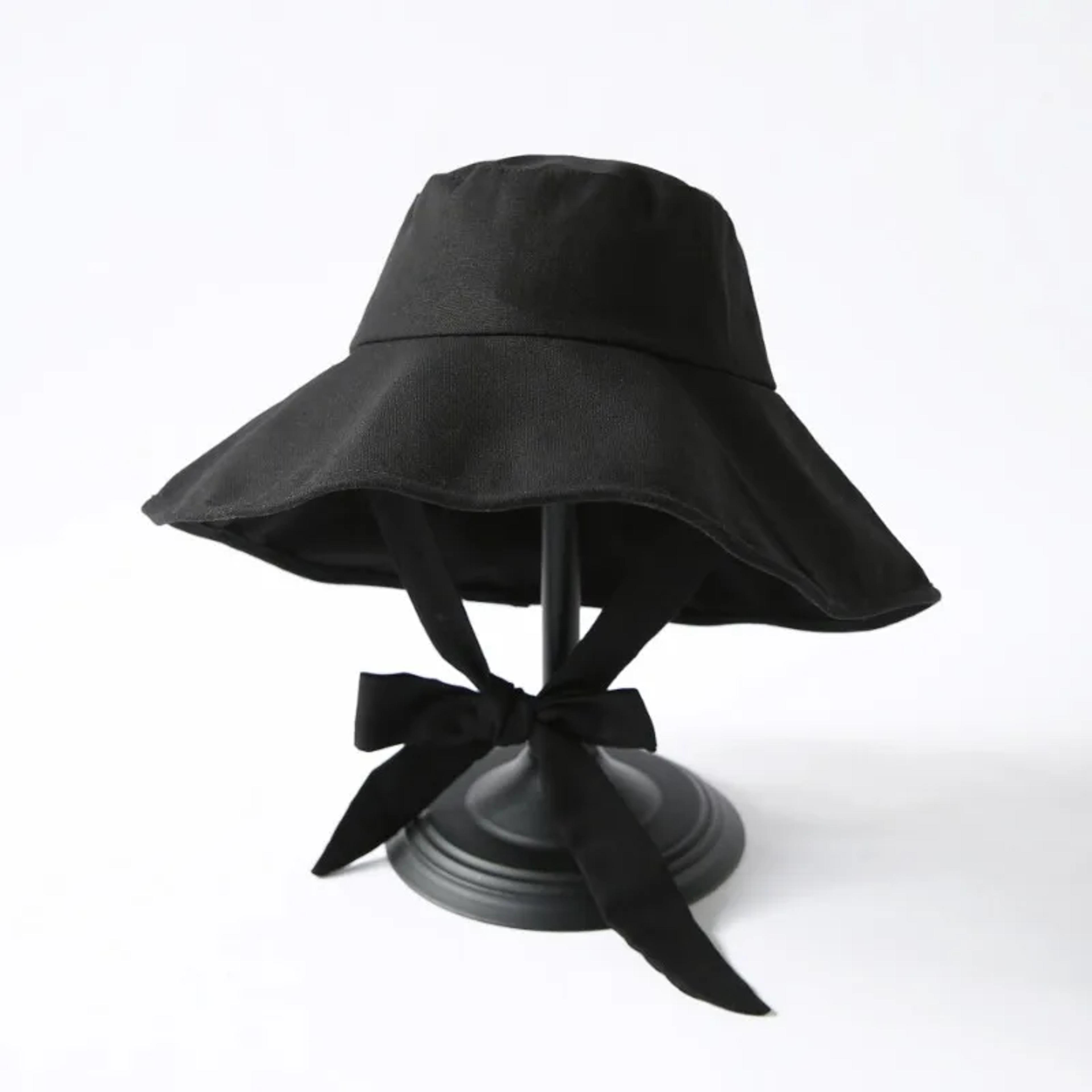 Chic Cotton Linen Sun Hat For Women With Wide Brim 3