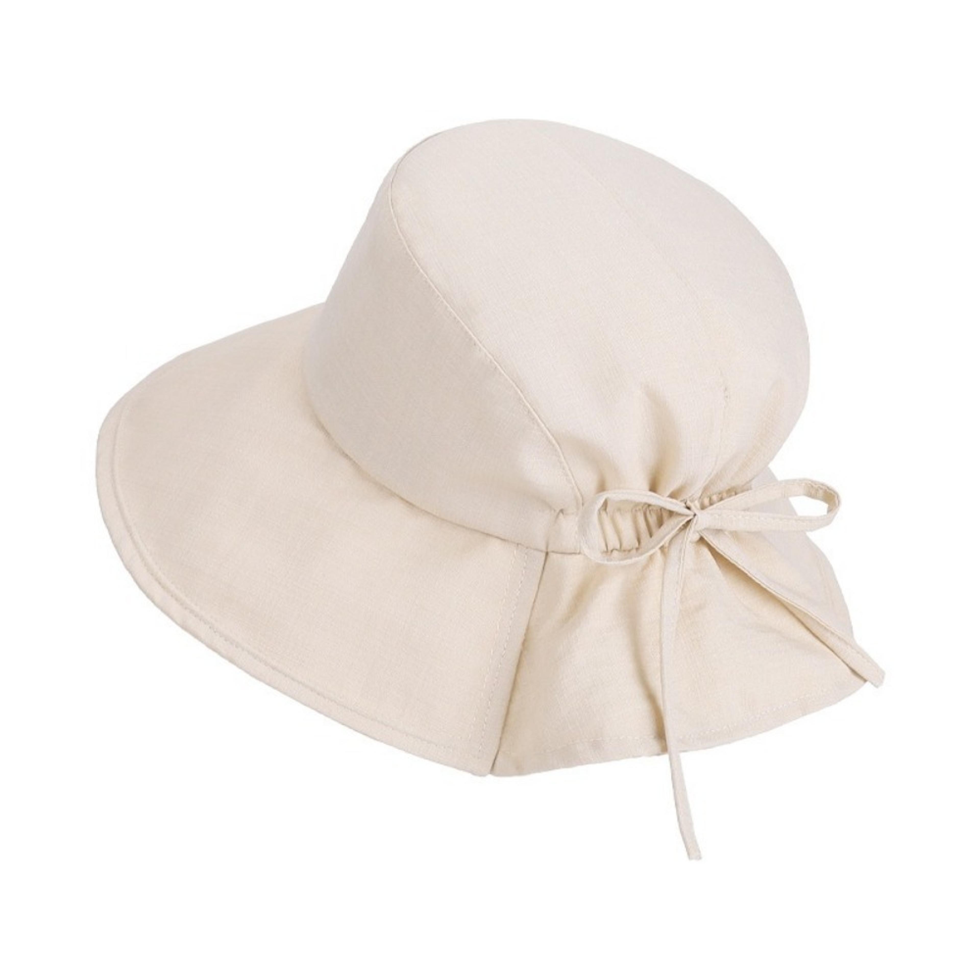 Women Wide Brim Bucket Hat AntiUV Summer Sun Hat With Bowknot 8