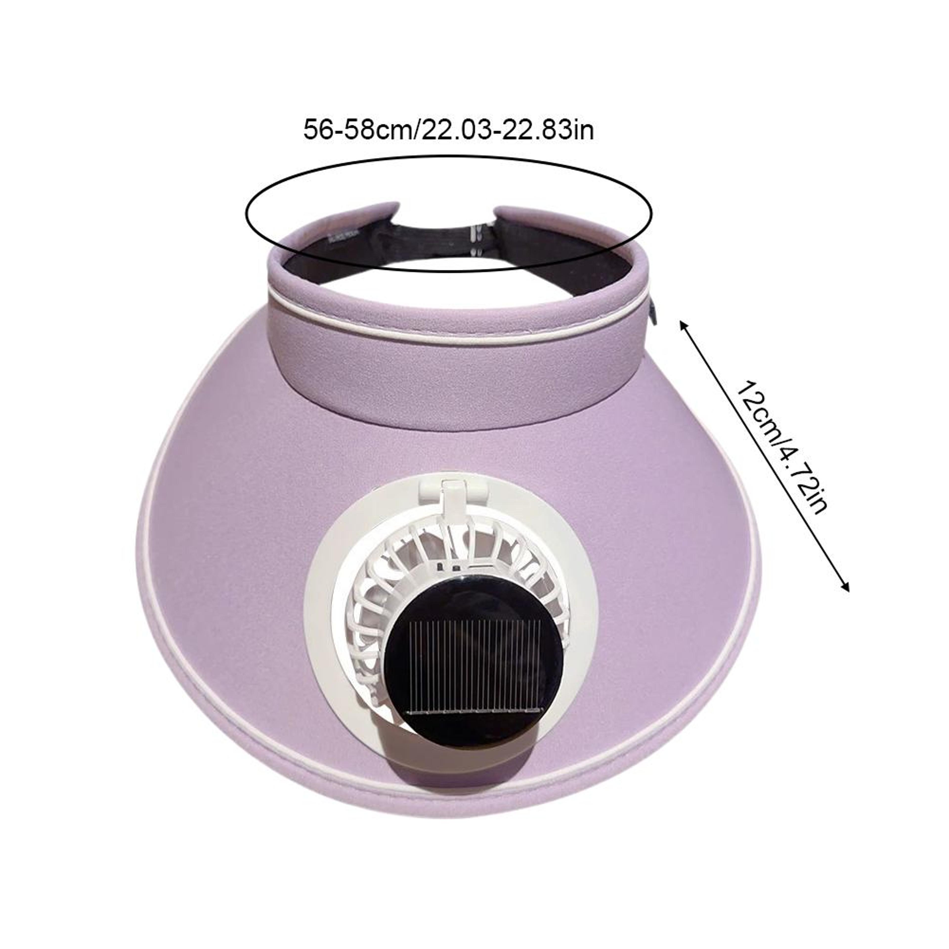 Cooling Sun Hat With Fan And Adjustable Airflow For Outdoor Comfort 1
