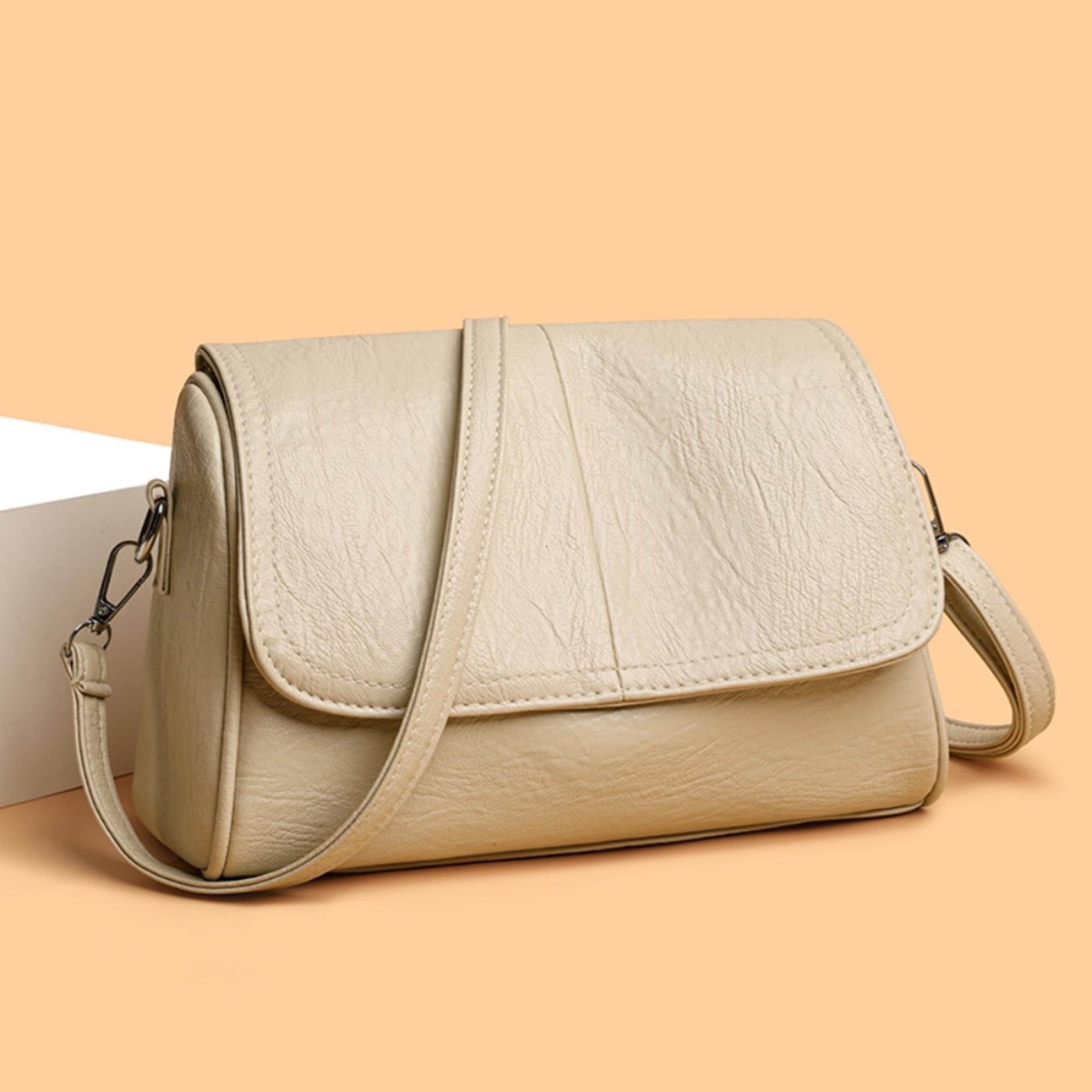 Retro Oil Wax Leather Crossbody Bag 6