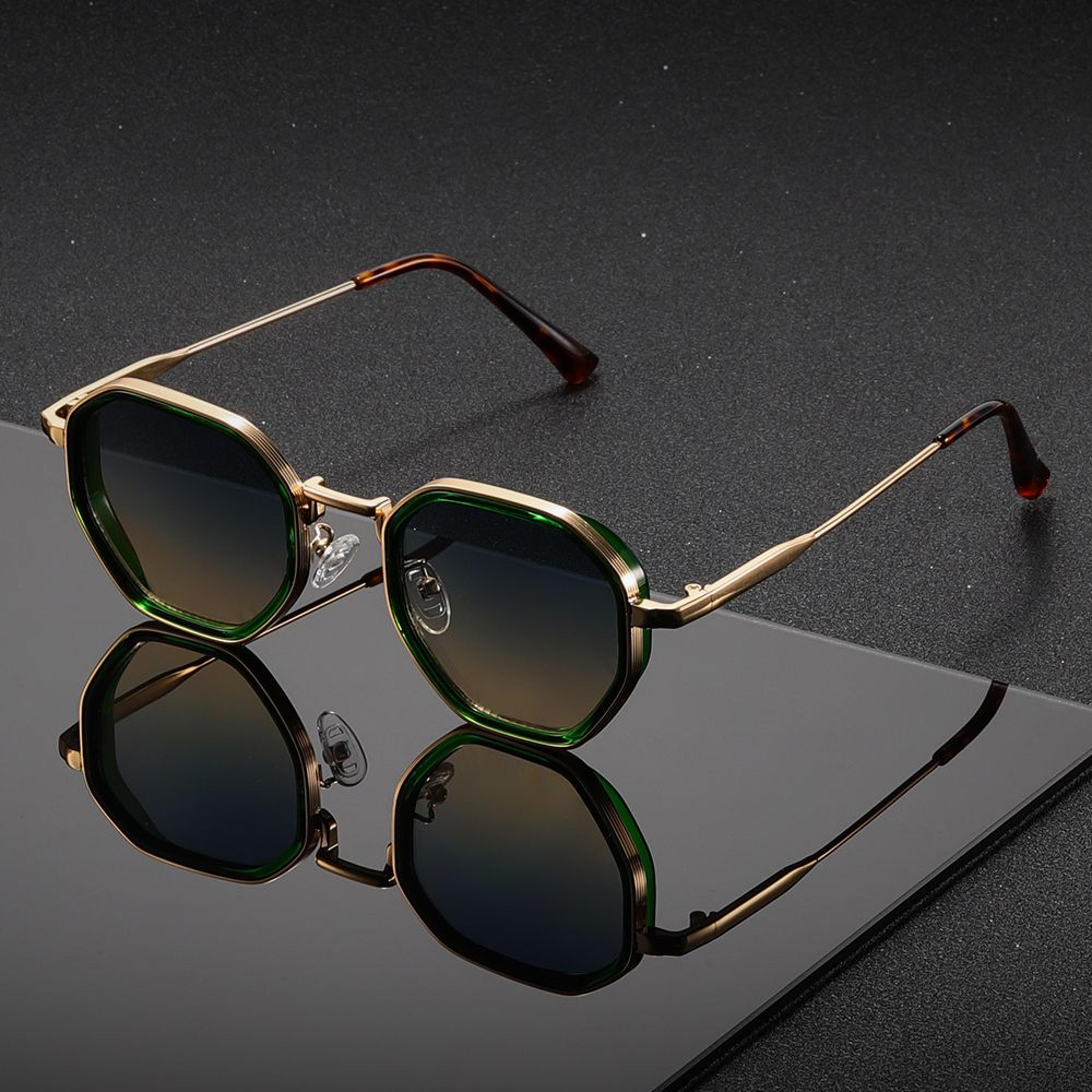 Vintage Round Metal Punk Sunglasses Retro Eyewear 9