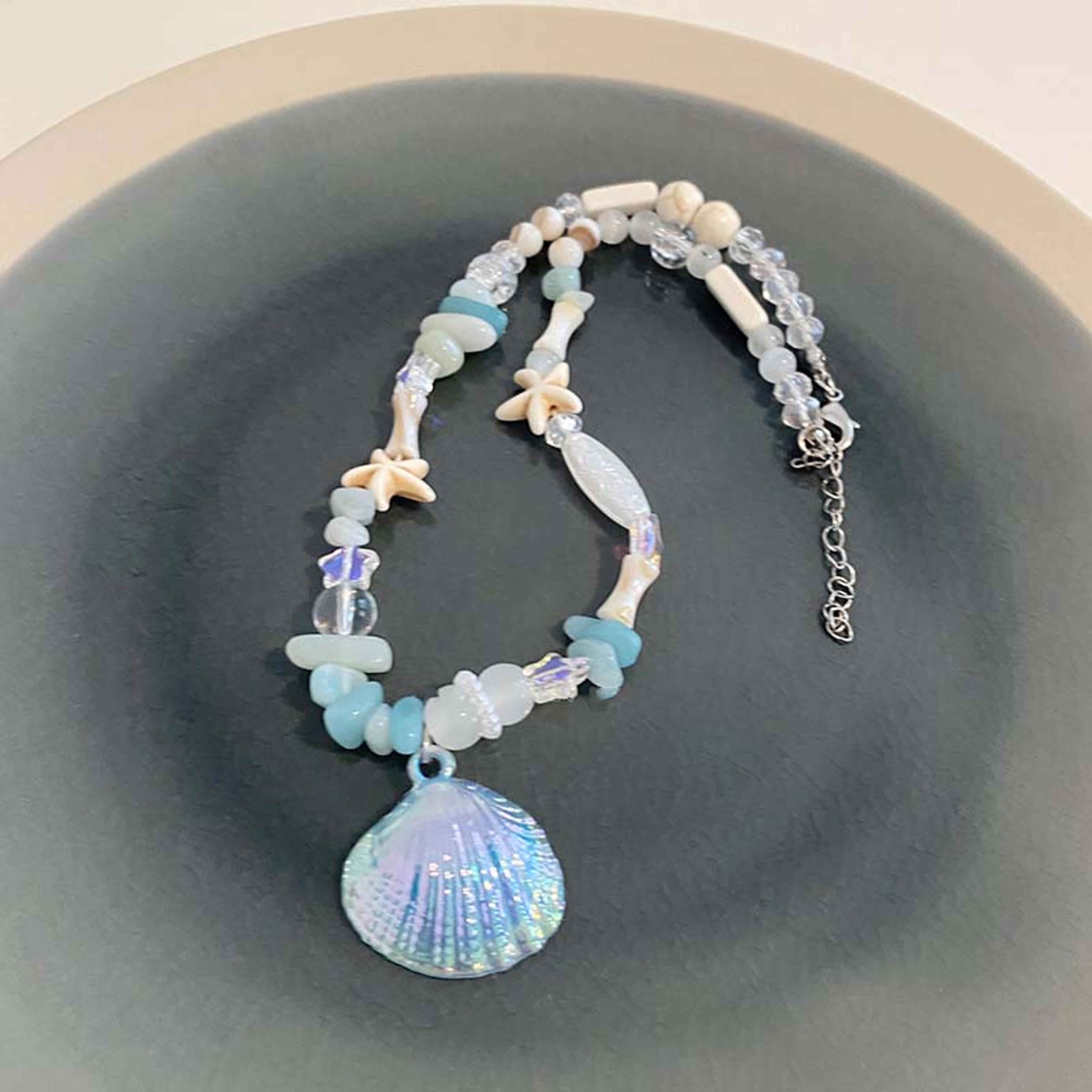 Shell Starfish Boho Beaded Choker Necklace 3