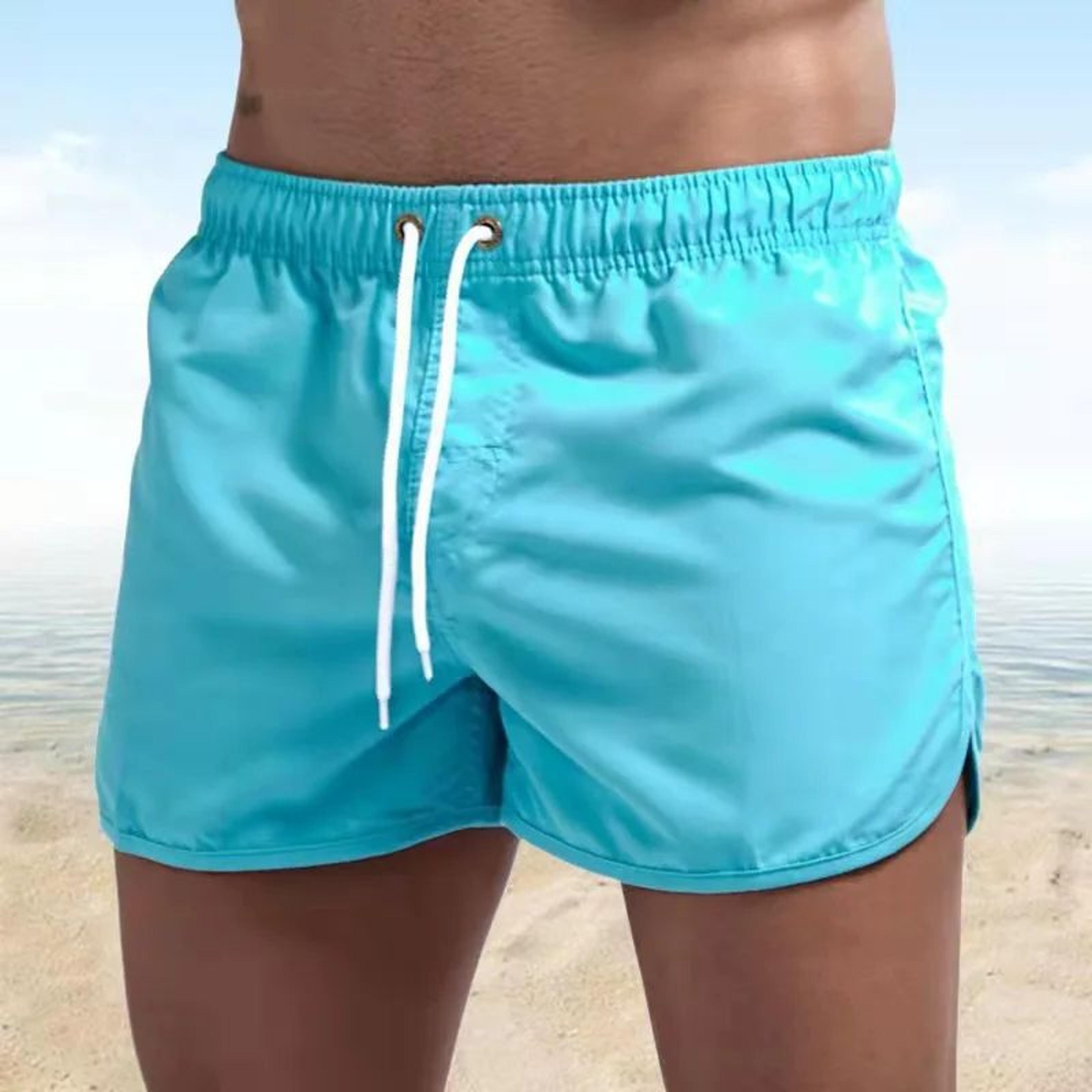 Mens Quick Dry Swim Trunks  Sexy Beach Board Shorts 1