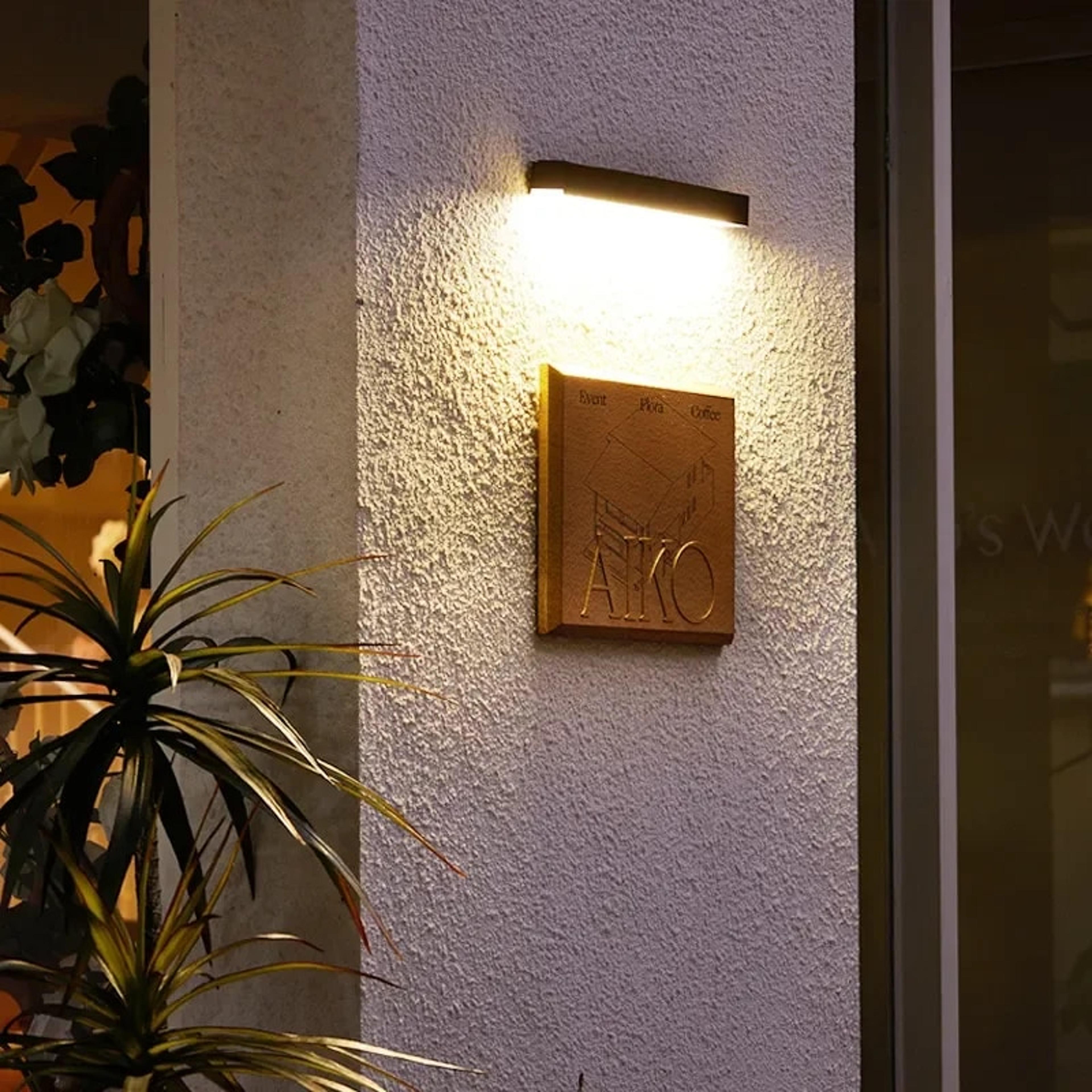 led solar magnetic wall light, waterproof outdoor night lights for garden, patio, yard, dimmable led for safety & decor