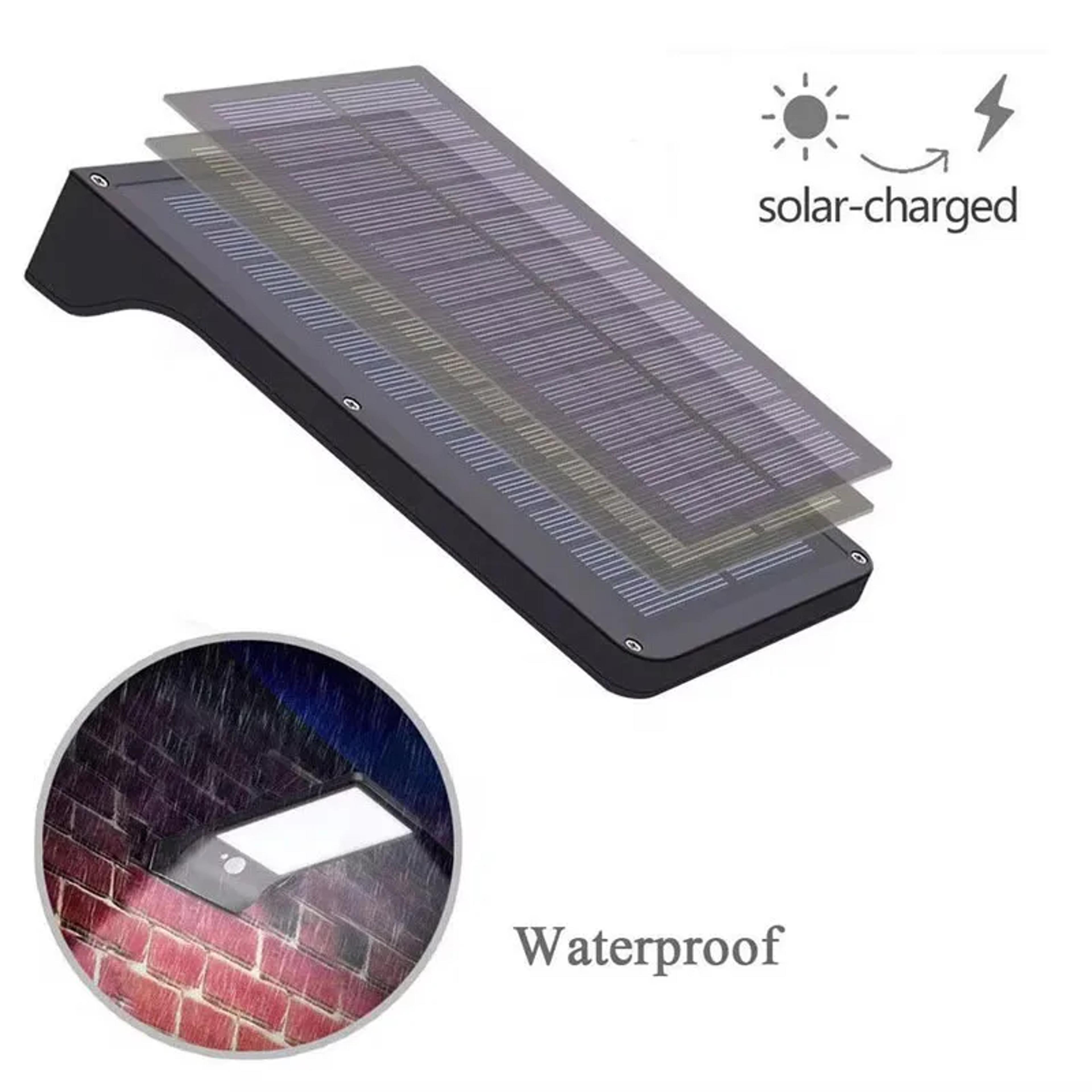 Outdoor LED Solar Light Solar Lamp With PIR Motion Sensor Wall Light Waterproof Sunlight Powered Ga 2