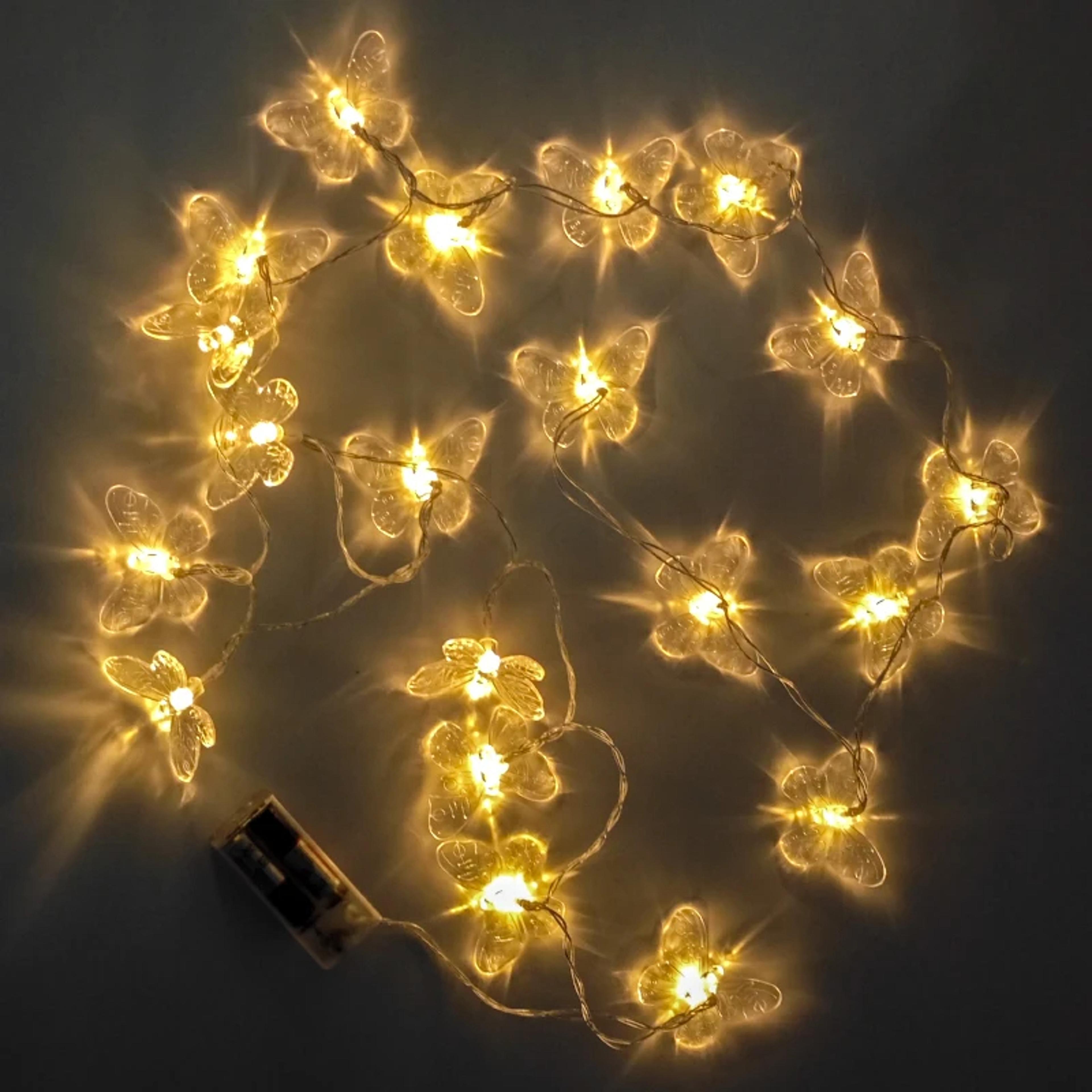 LED Butterfly Light String  Fairy Decorative LED Lights For Home  Party Decorations 4