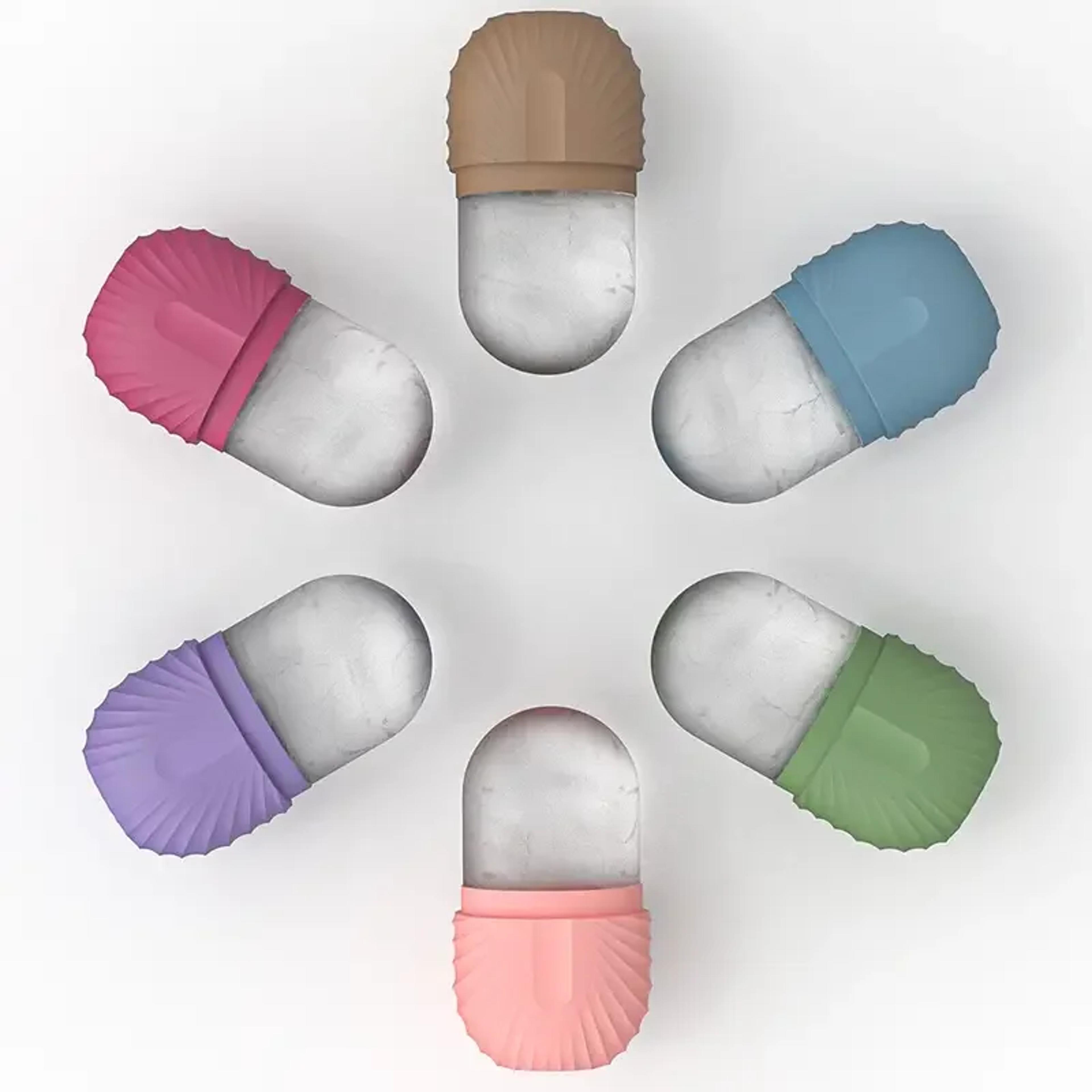 premium ice facial roller skin care beauty lifting contouring tools, ice cube trays & ice globe balls face massager
